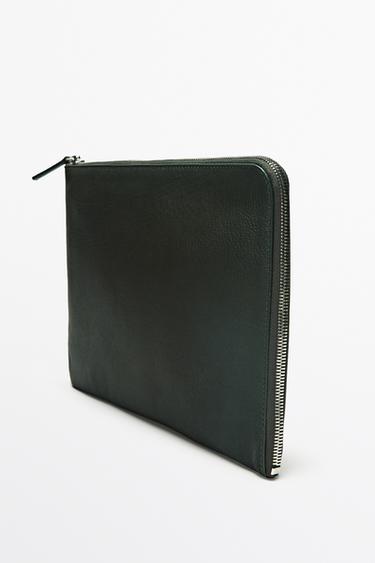 Small nappa leather laptop case — BOTTLE 5