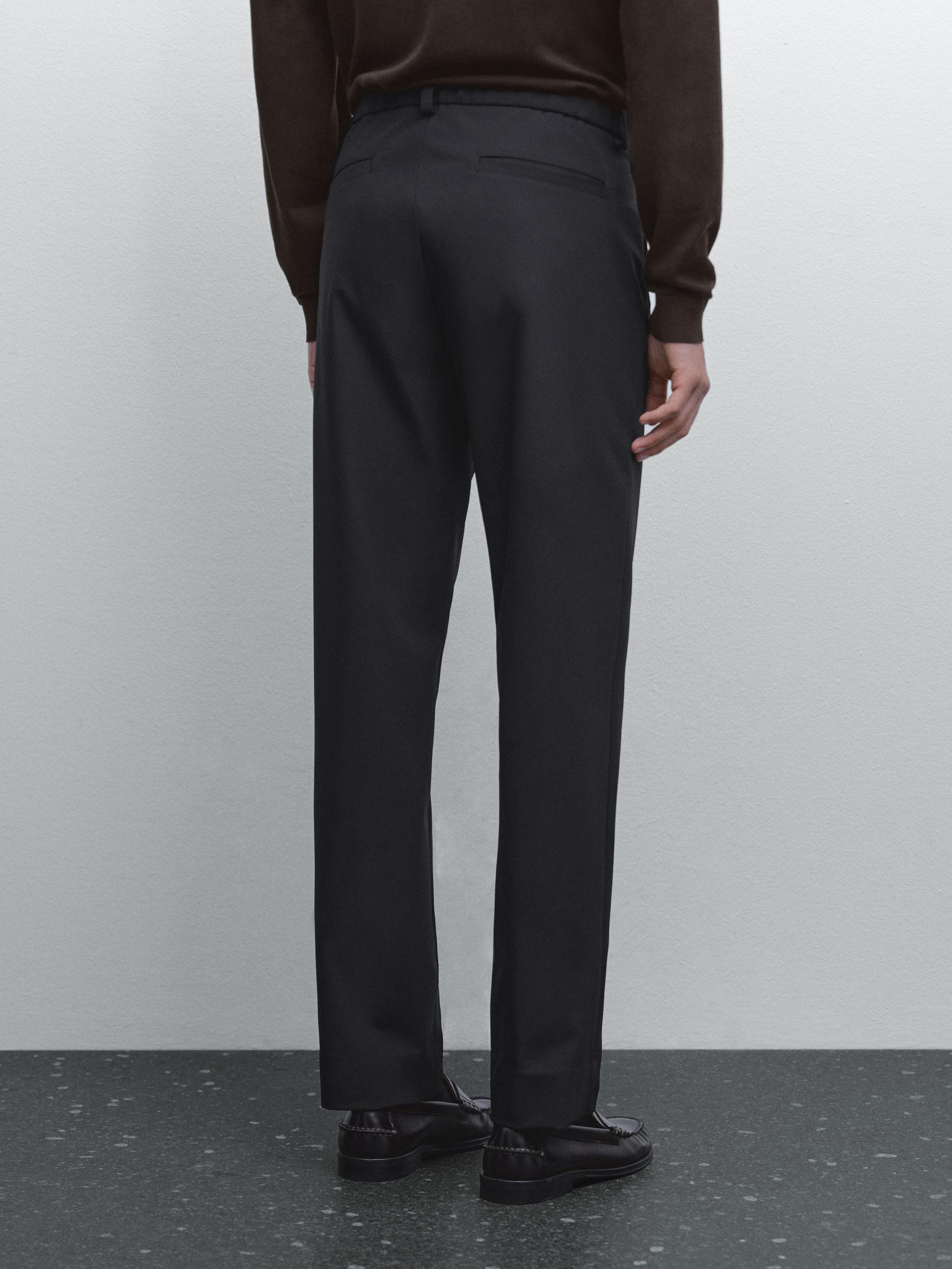 Regular-fit technical trousers
