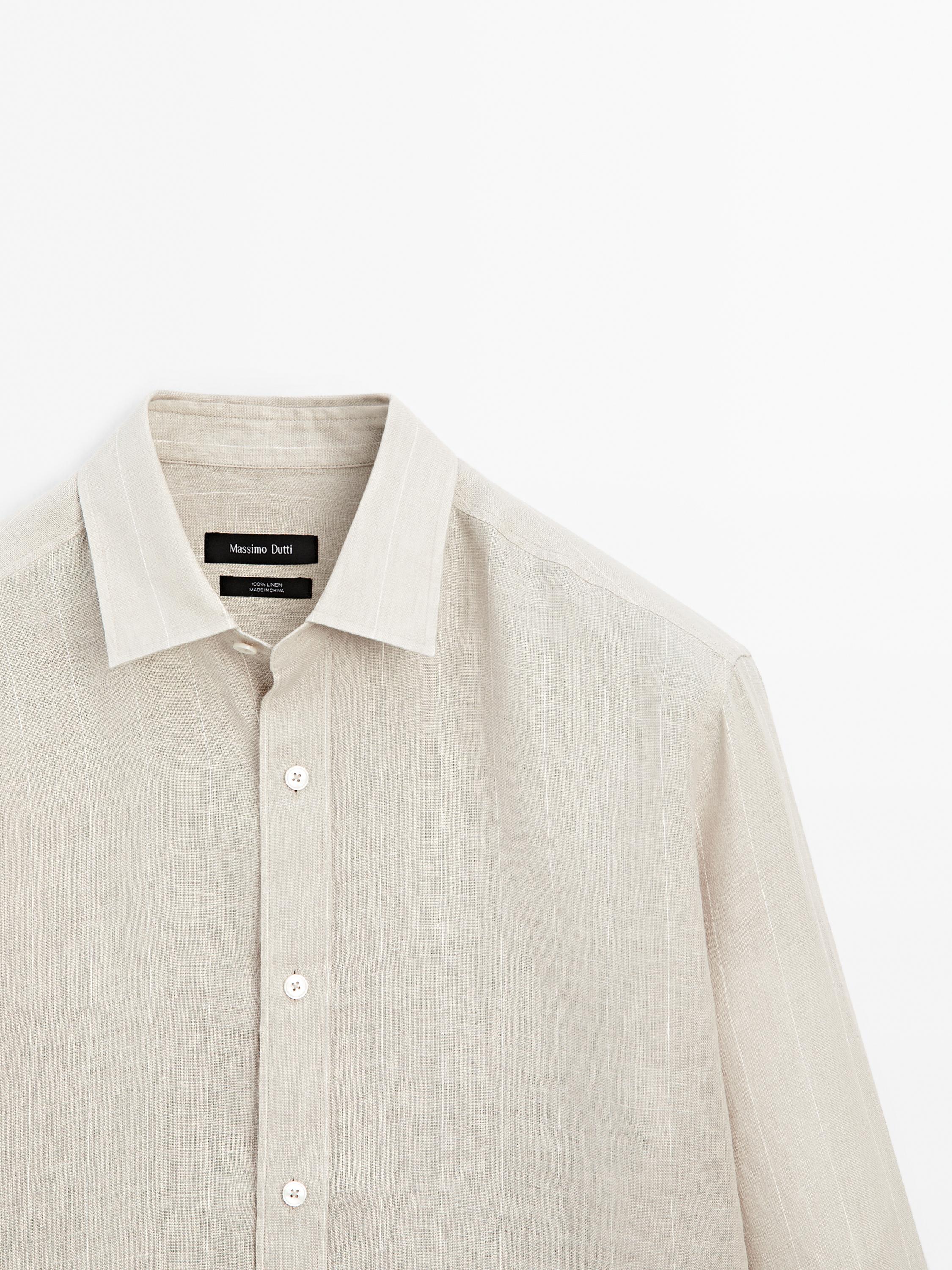Regular fit striped shirt
