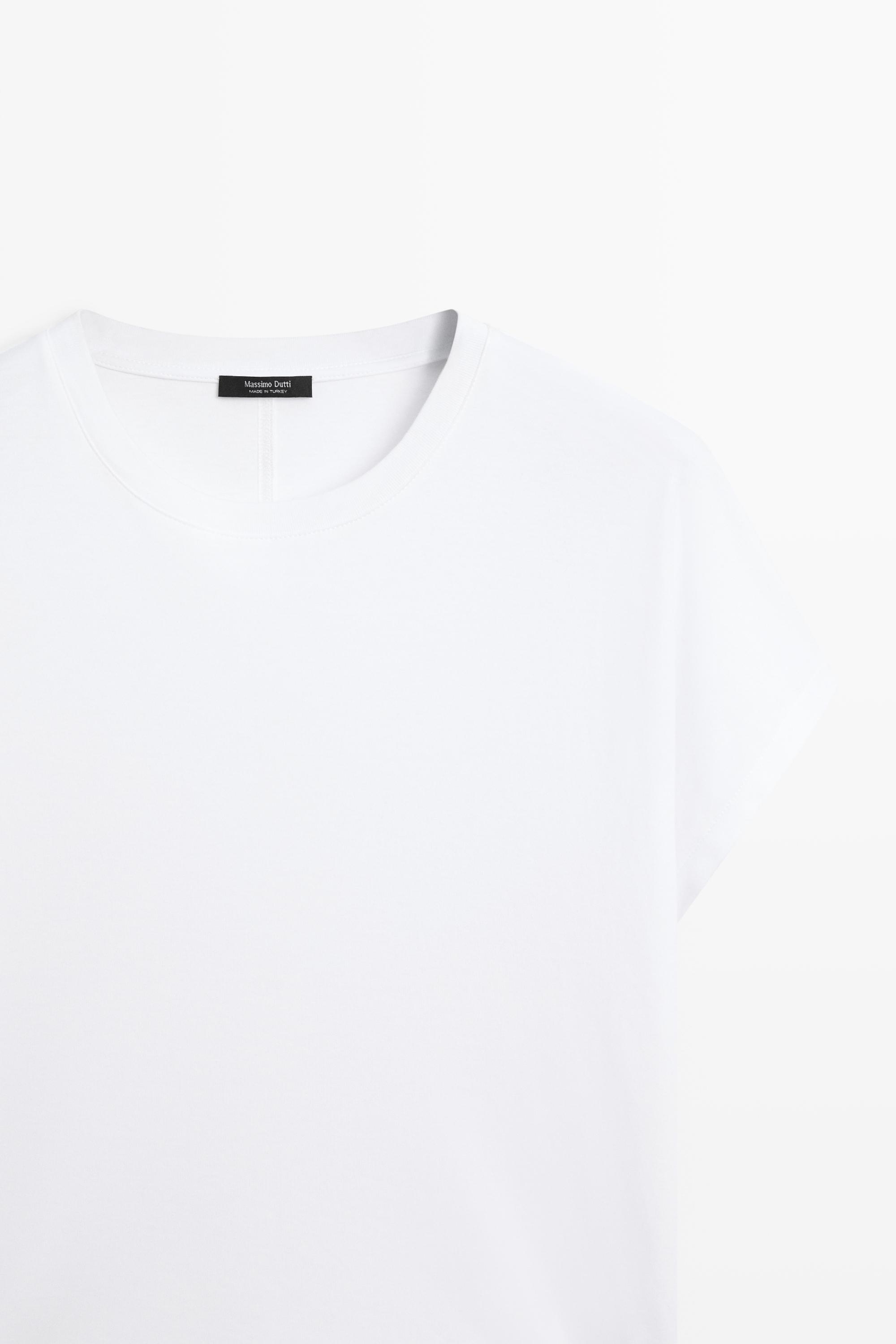 100% Cotton Short Sleeve T-Shirt — WHITE