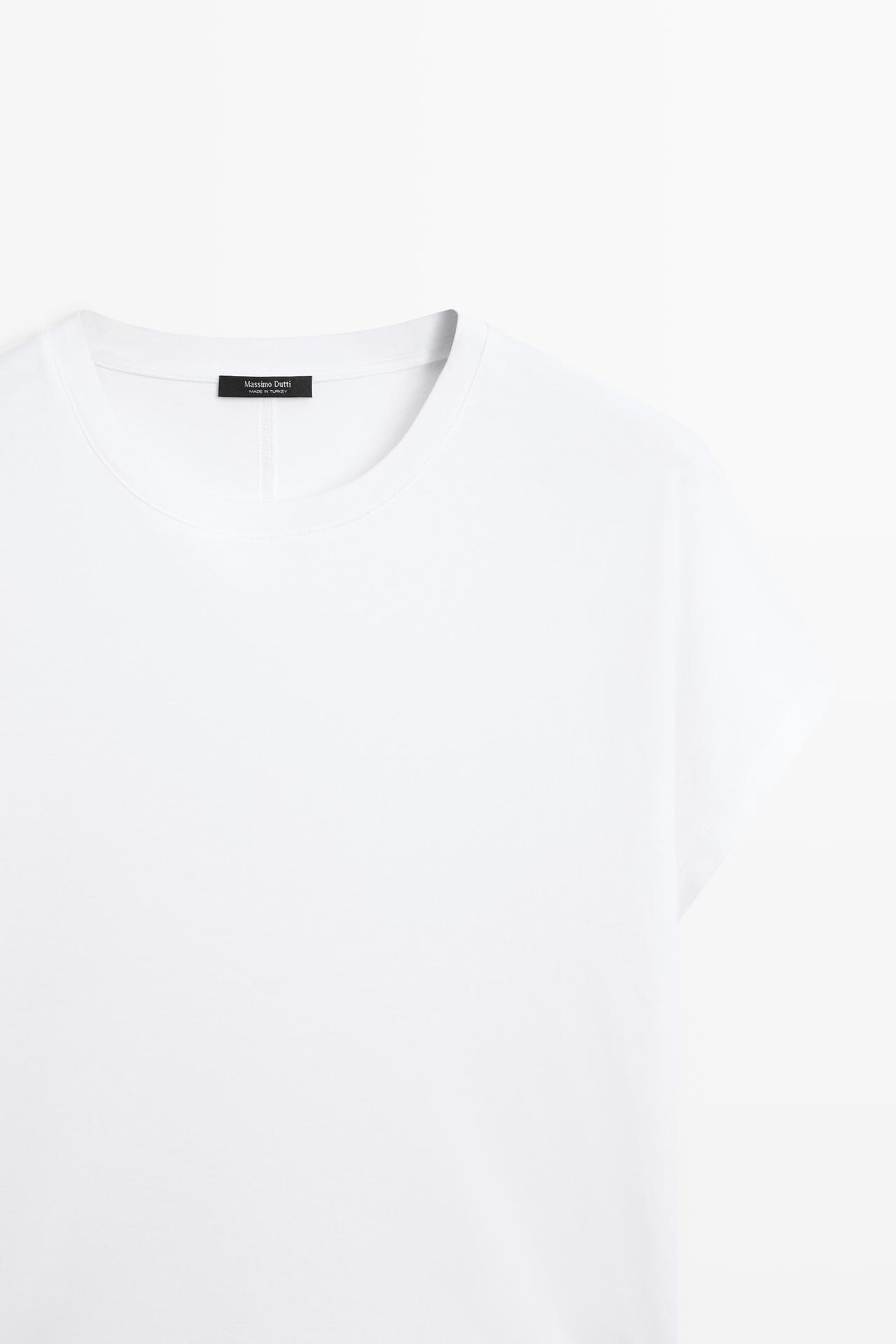 100% Cotton Short Sleeve T-Shirt — WHITE