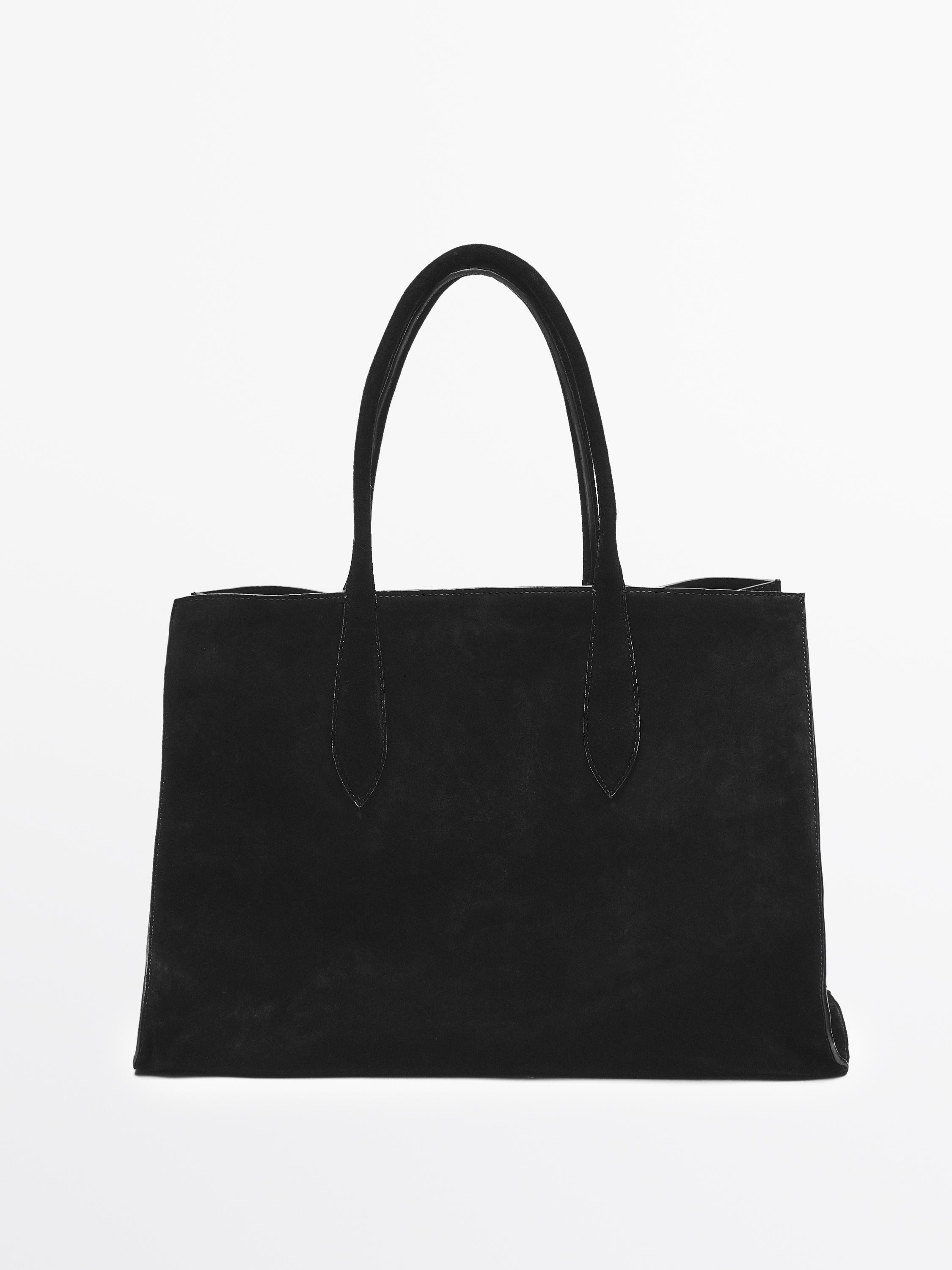 Geantă maxi xl din piele întoarsă - LIMITED