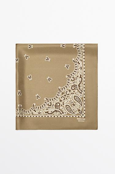 Paisley print scarf — GOLDEN 1
