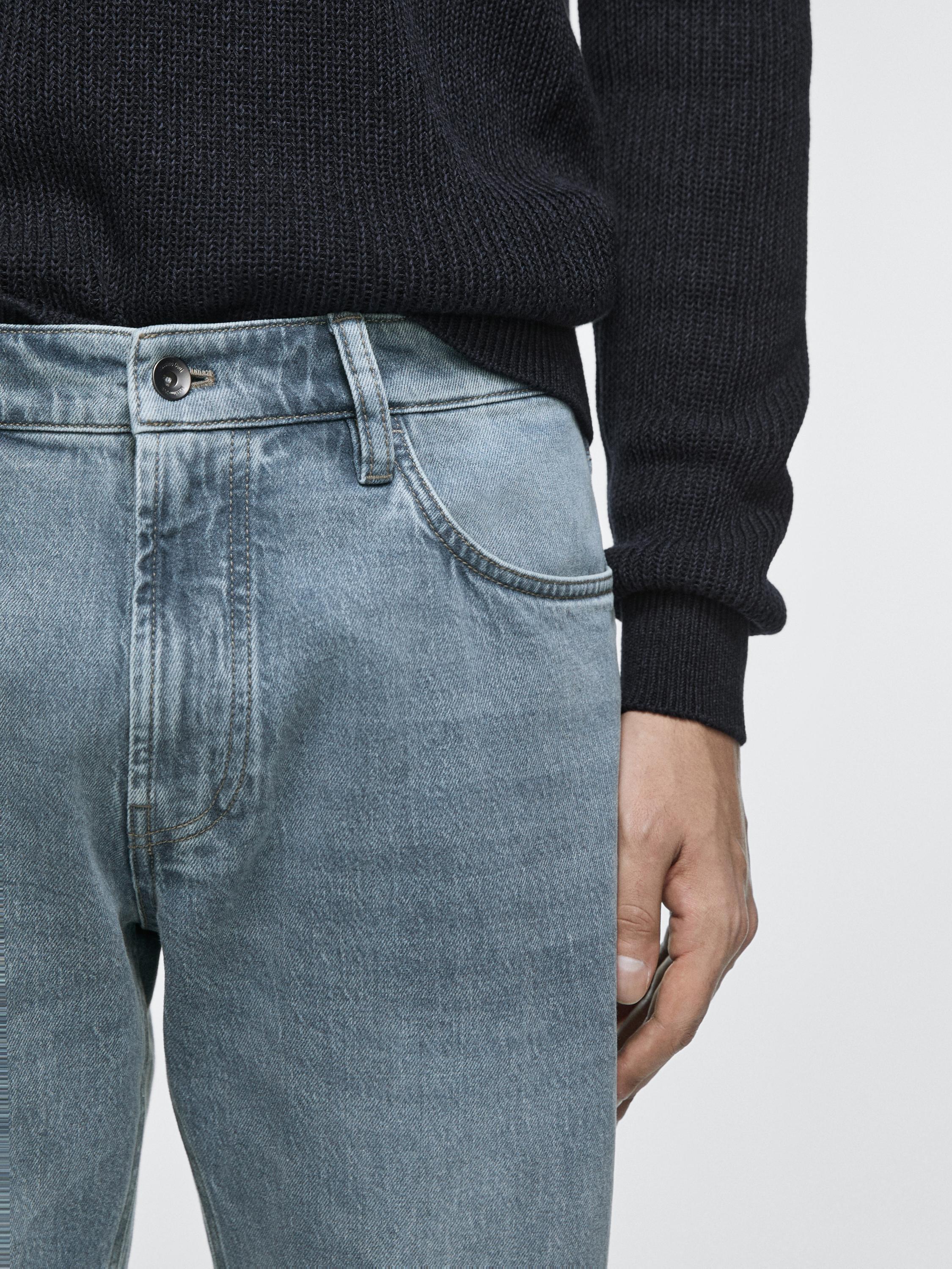 Tapered fit jeans — INDIGO