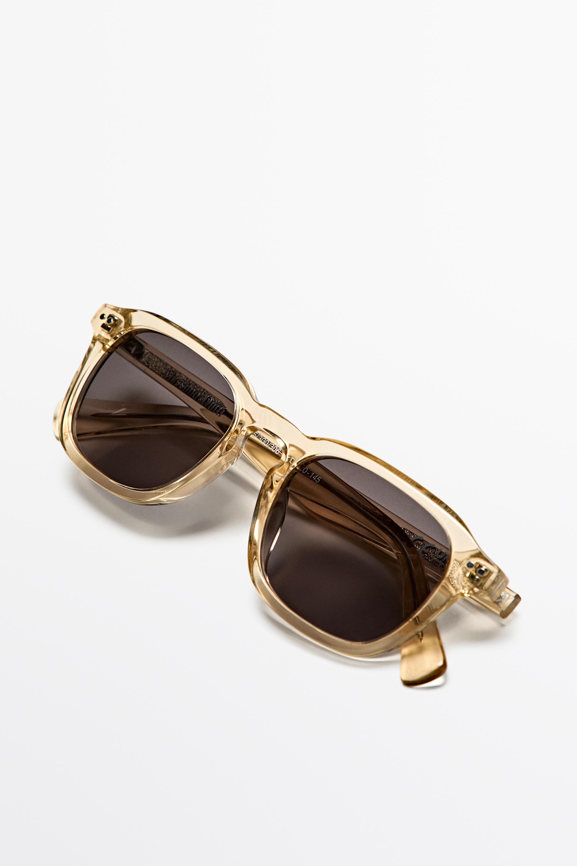Square sunglasses — PALE YELLOW