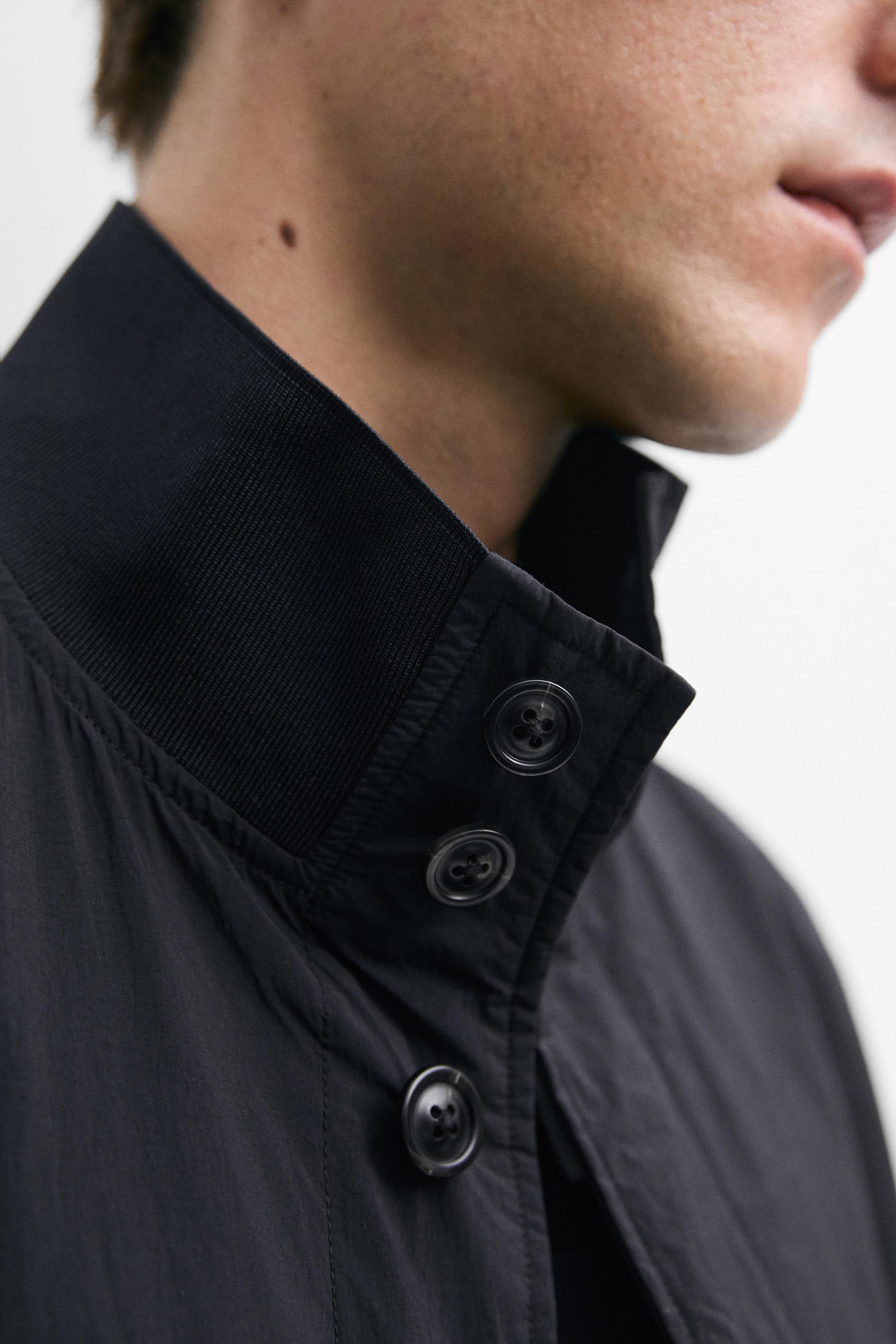 Bomber jacket with pocket details — DARK NAVY