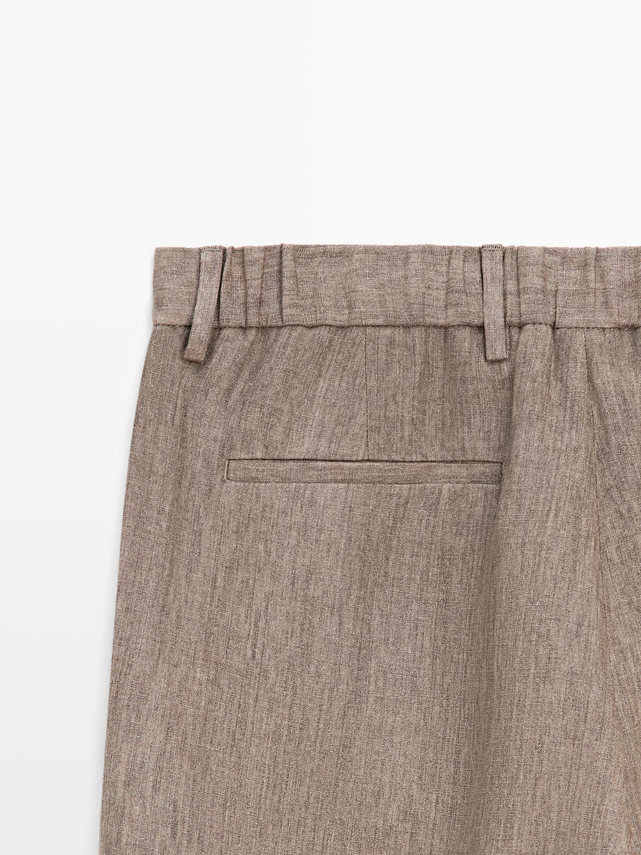 Linen suit trousers — OCHRE