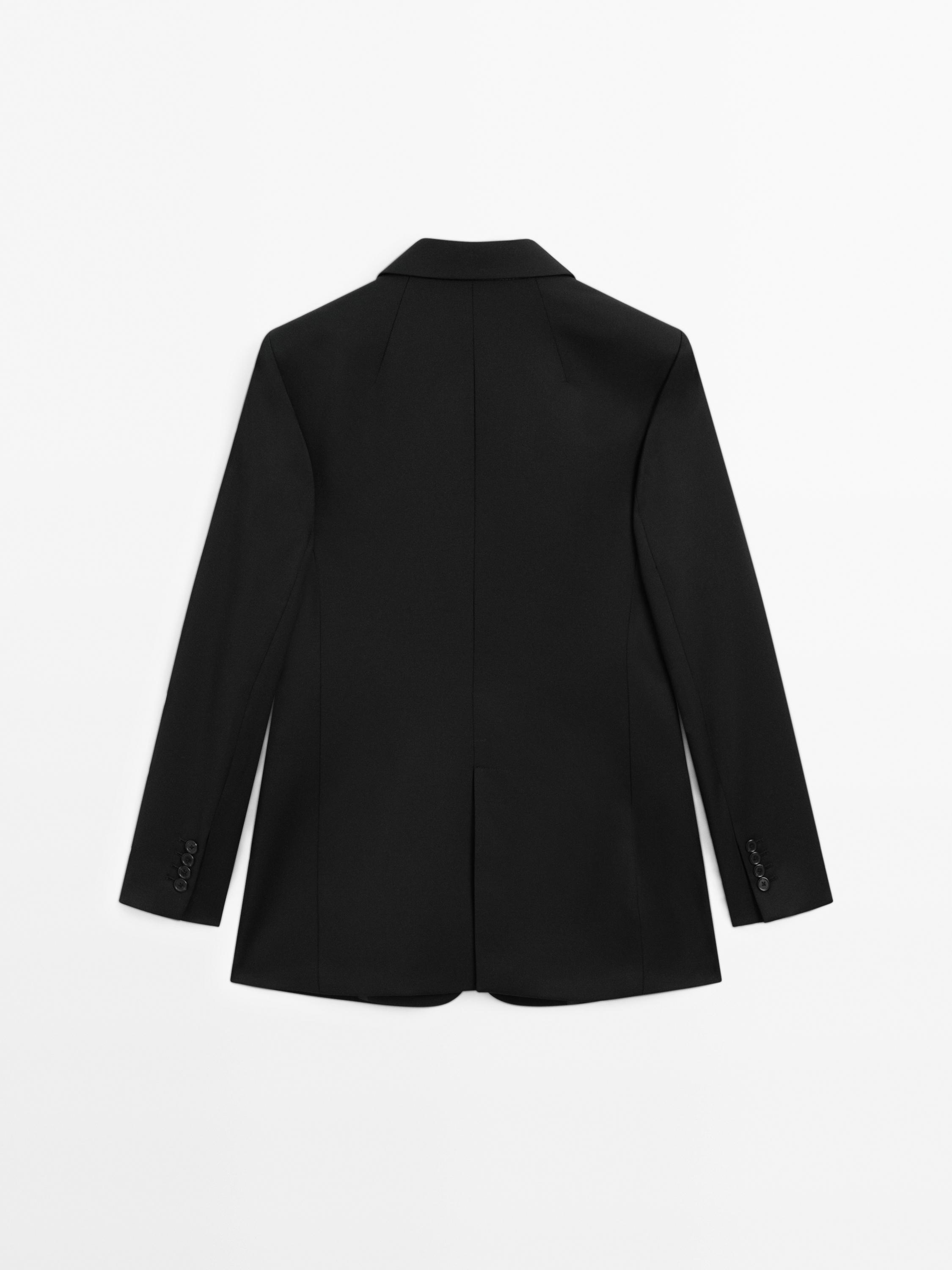 Cool wool suit blazer
