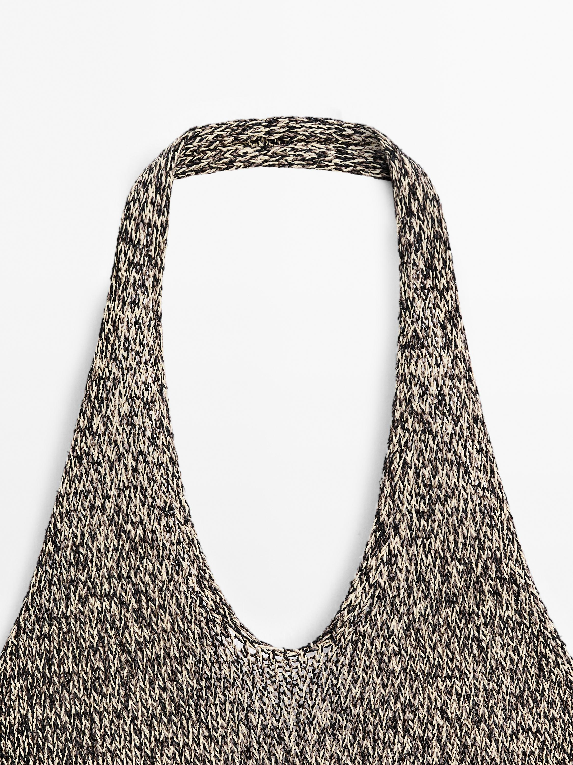 Flecked knit halter top - Studio