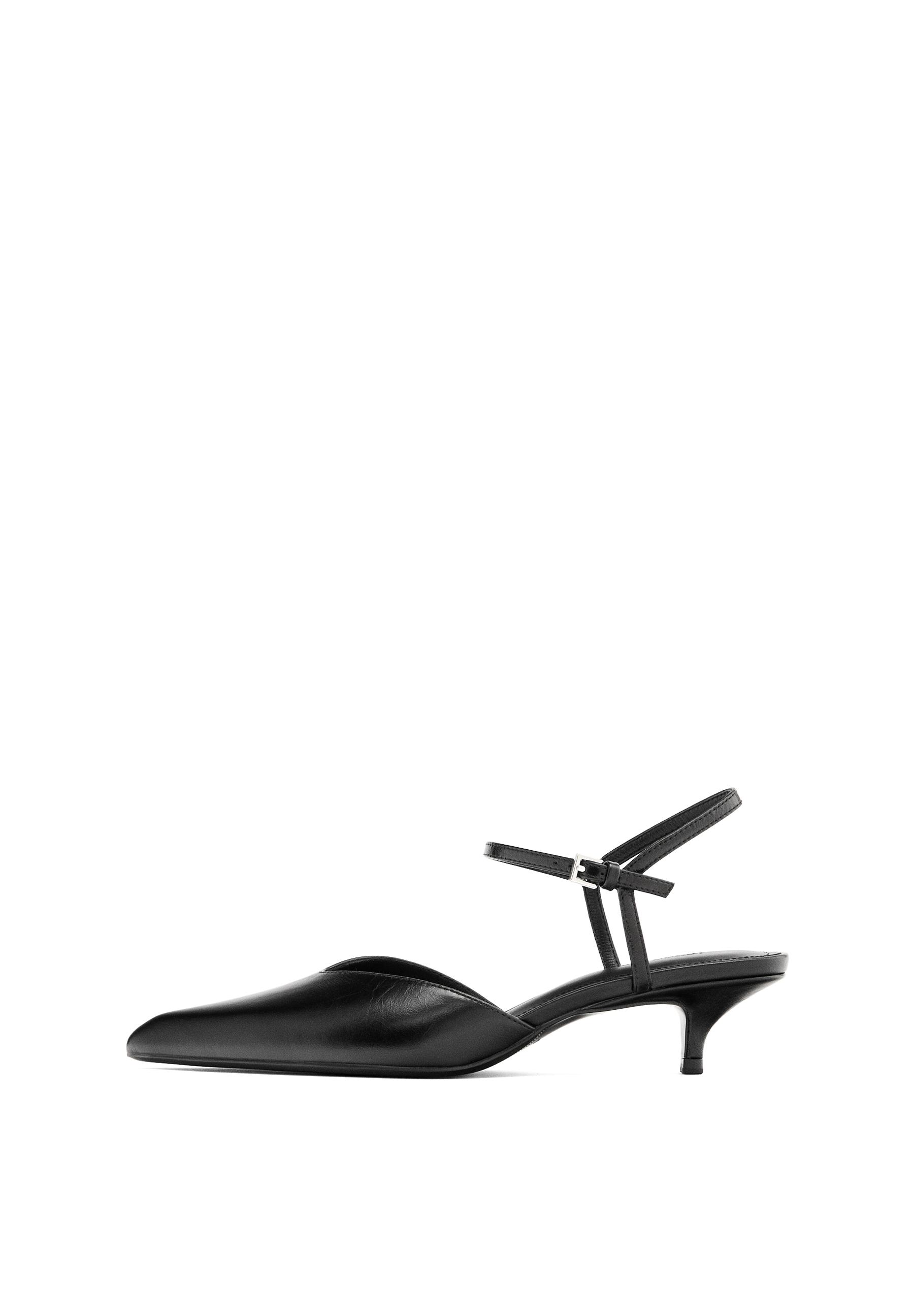 Arkası açık topuklu ayakkabı