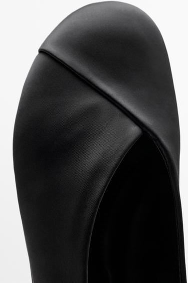Crossover ballet flat — BLACK 5
