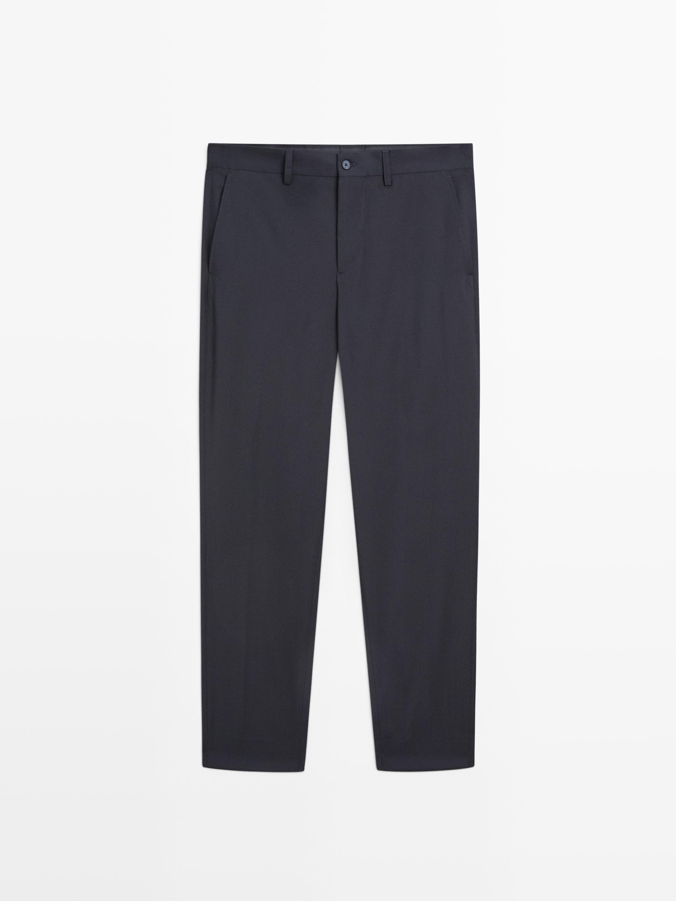 100% wool suit trousers