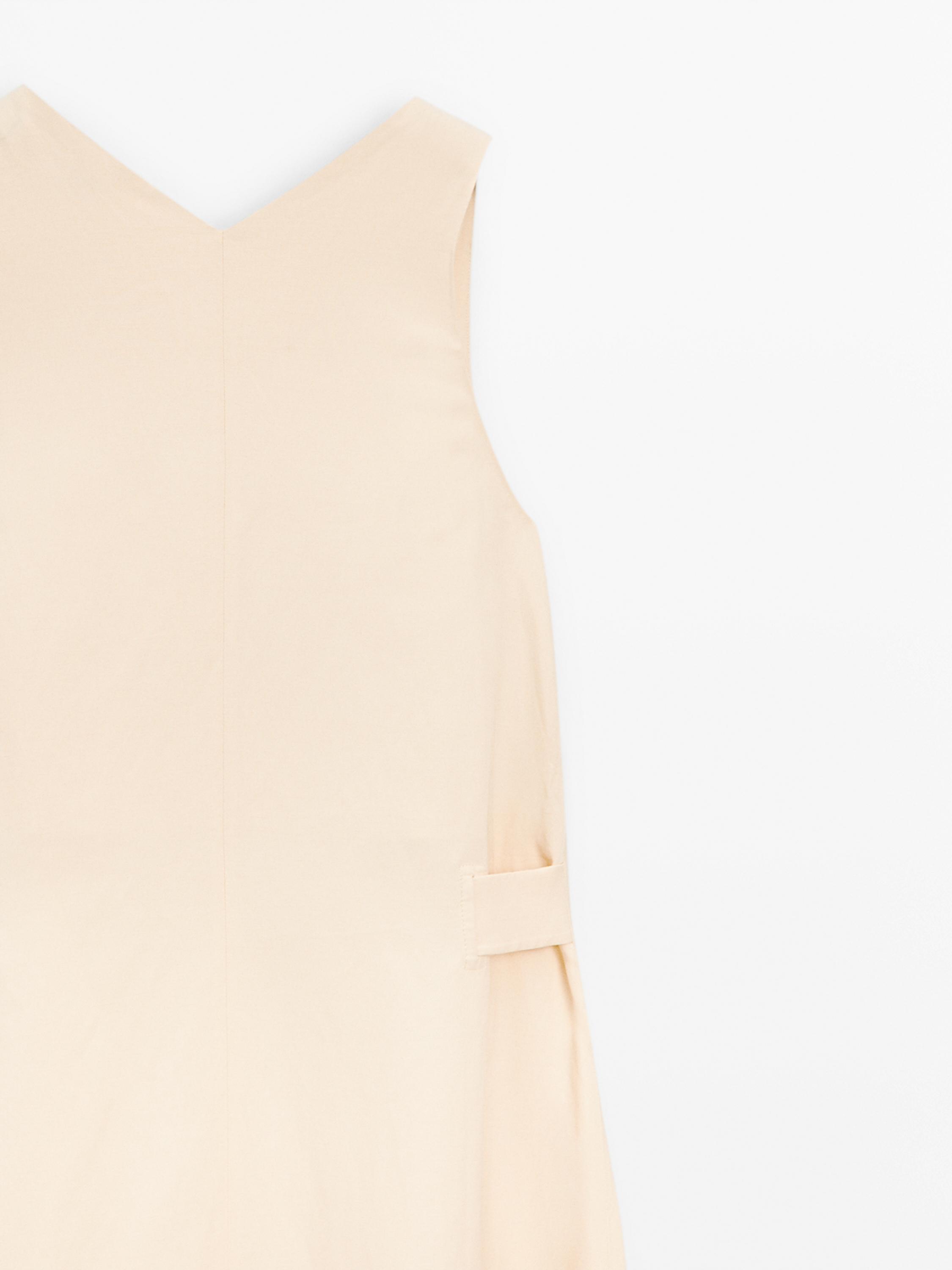 ★ Massimo Dutti★ Long loose fit V-neck one-piece 06613530 06613530306-o6.jpg?ts=