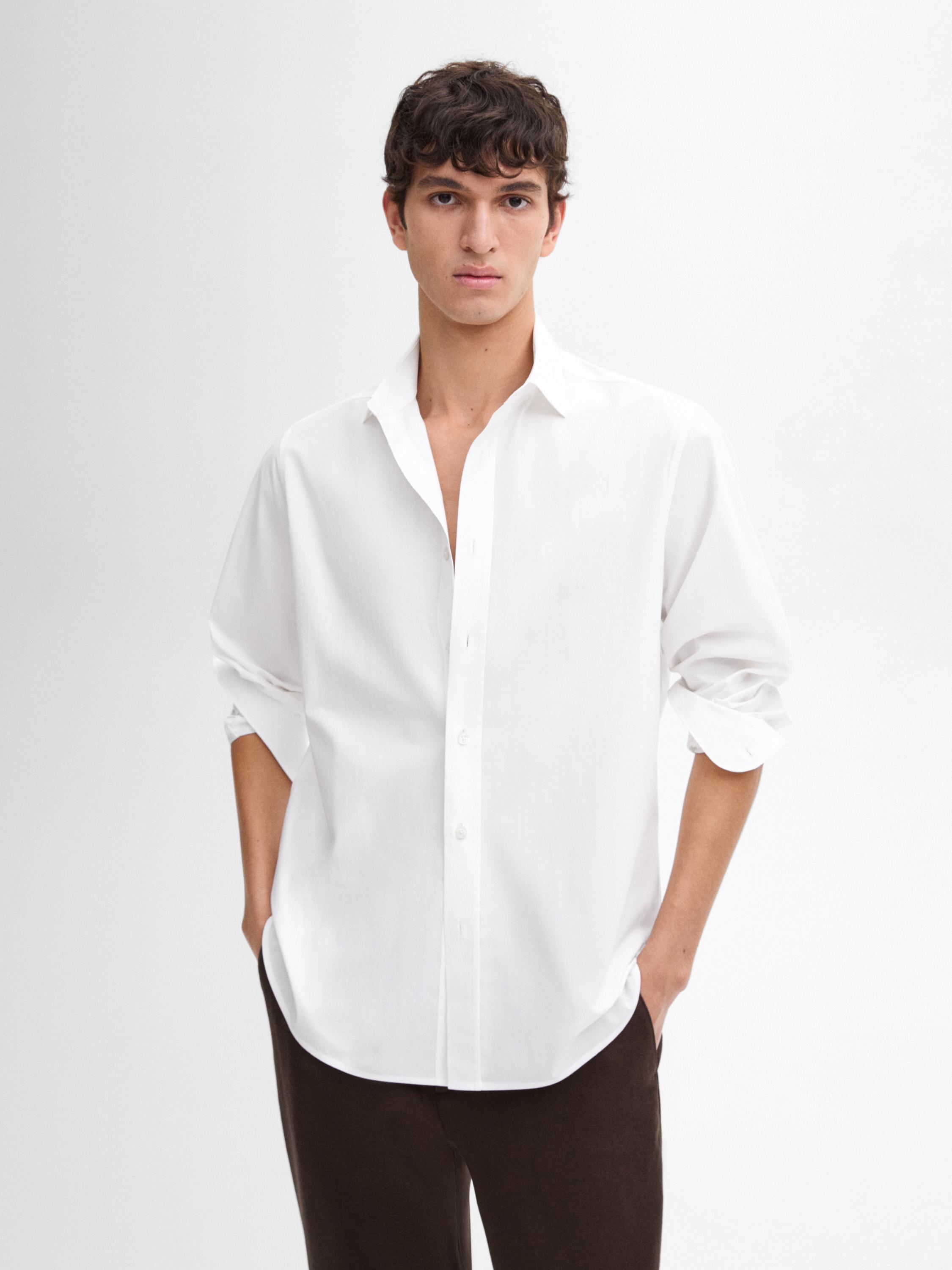 100% cotton poplin shirt