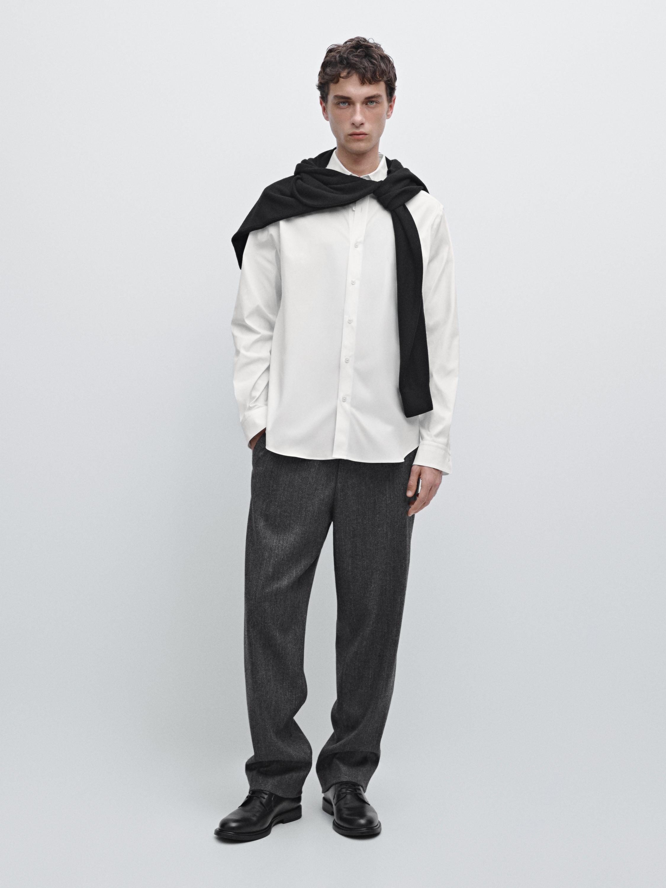 Camisa stretch regular fit