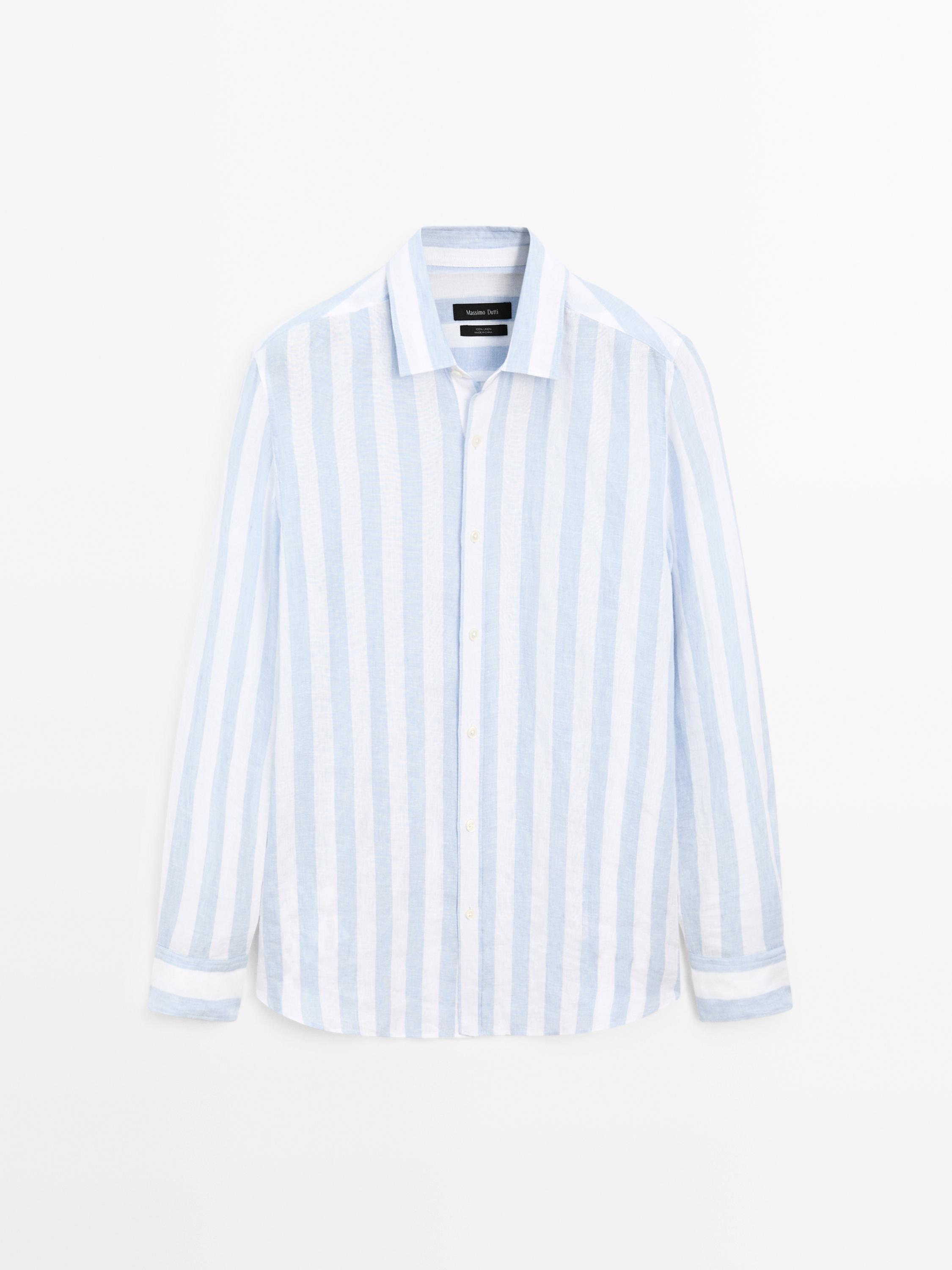 Camisa raya ancha regular fit