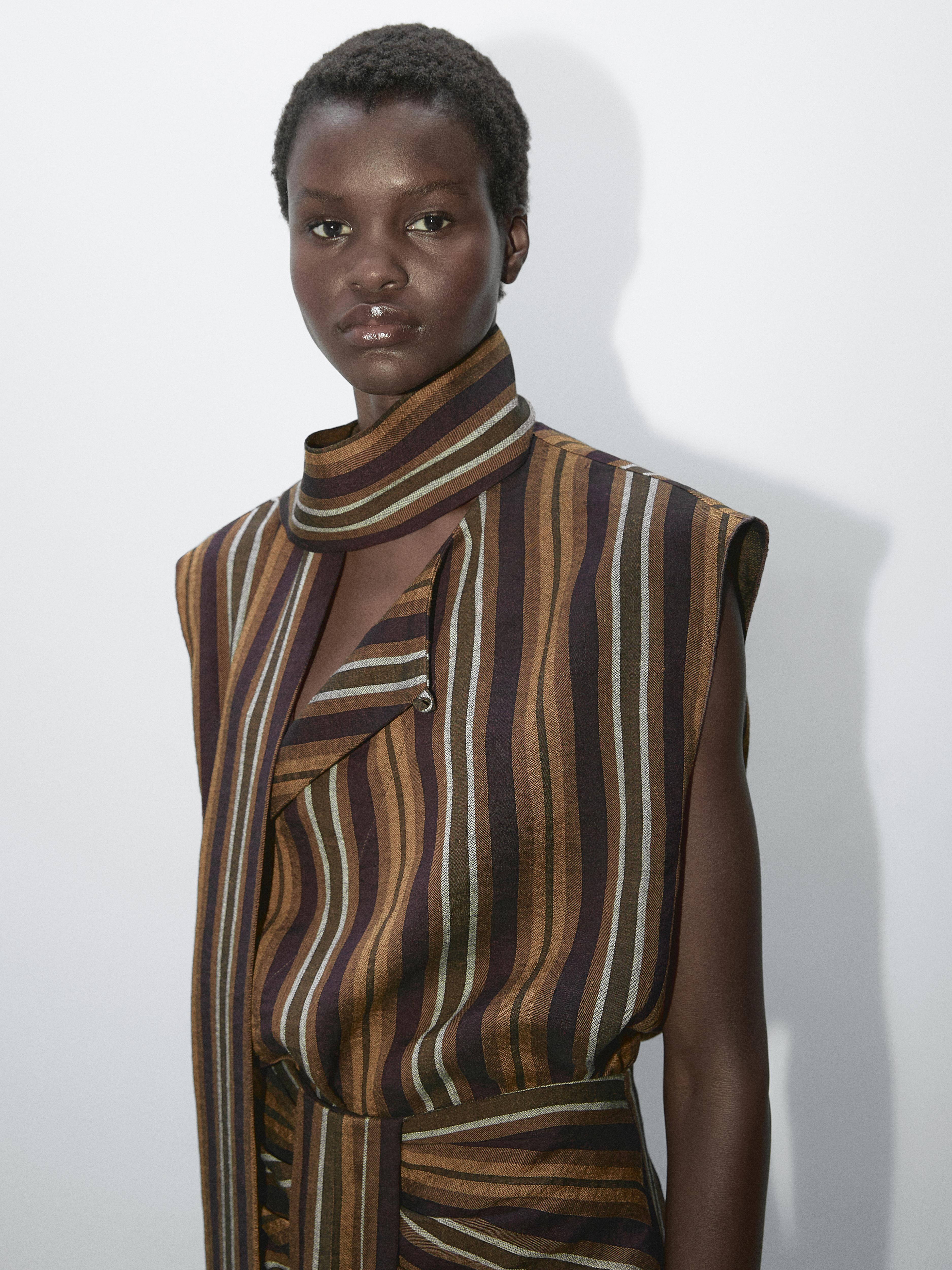 Striped flowing blouse - Studio