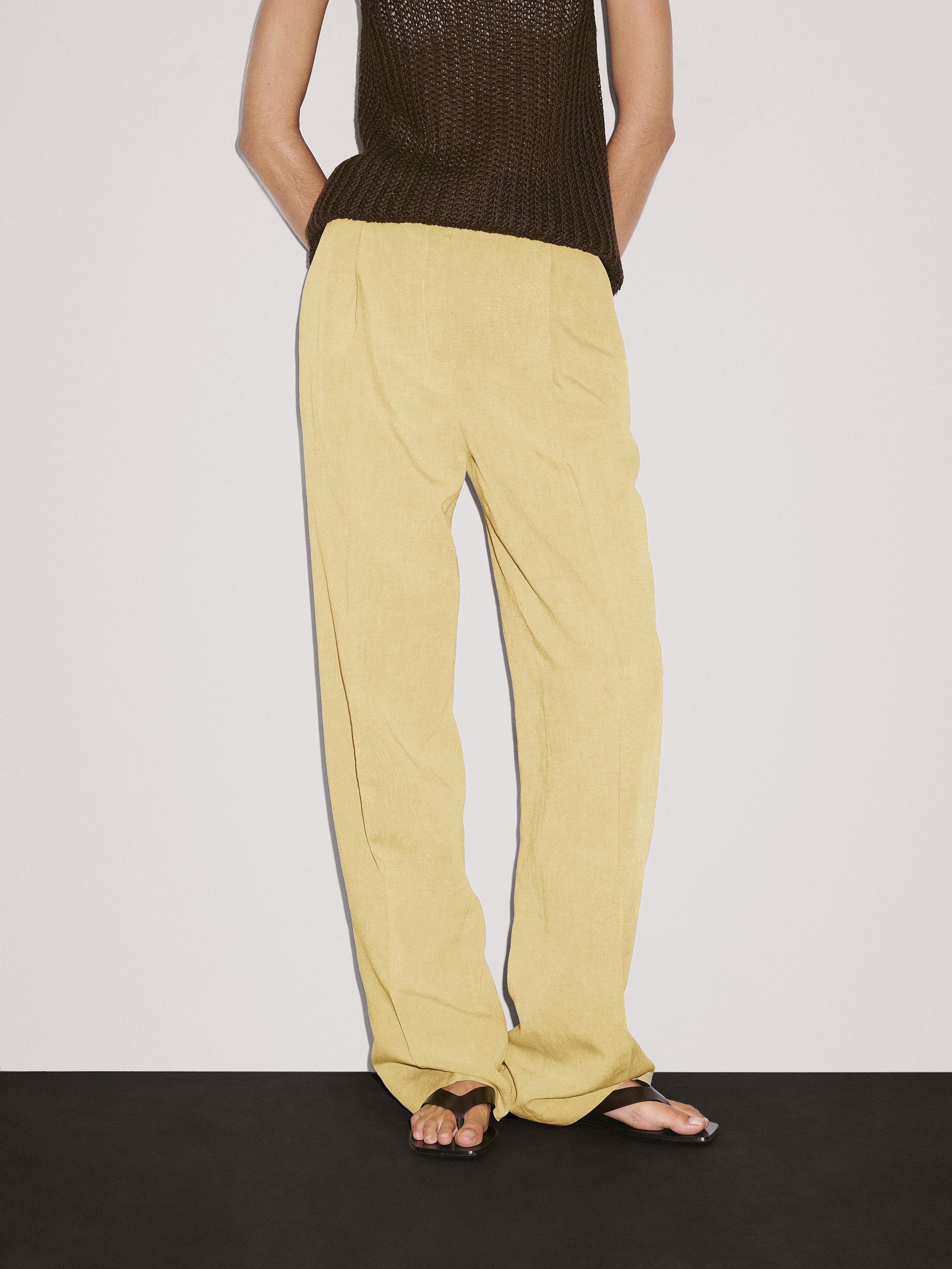 Suit trousers with dart detail