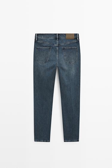 Enzymatic slim fit jeans — BLUE 6