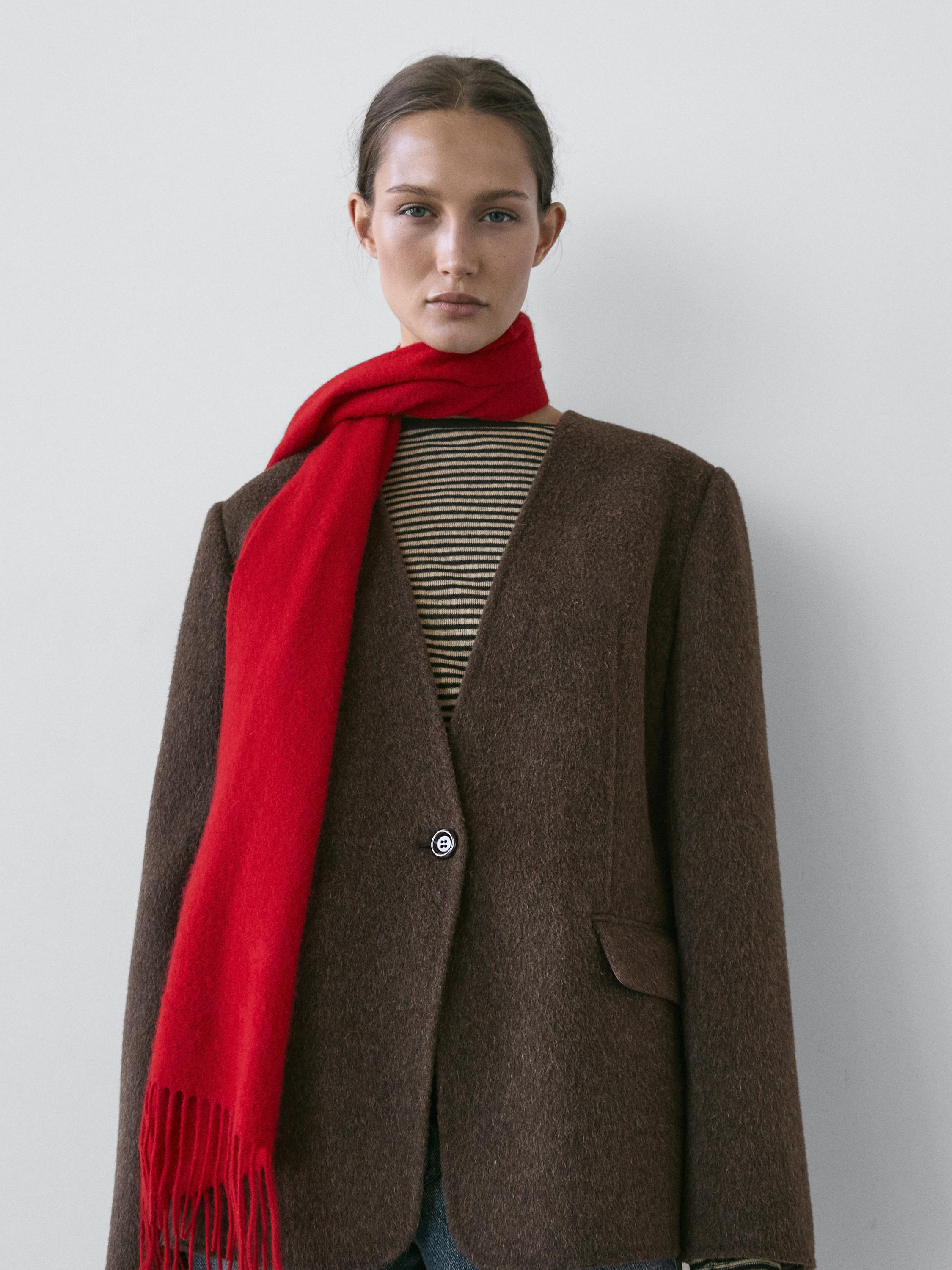 Blazer in misto lana