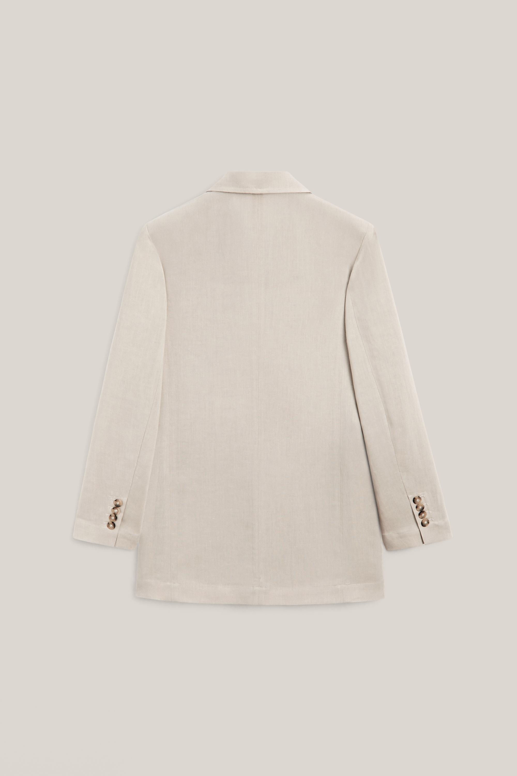 Oversize double-breasted blazer - LIMITED EDITION — SAND