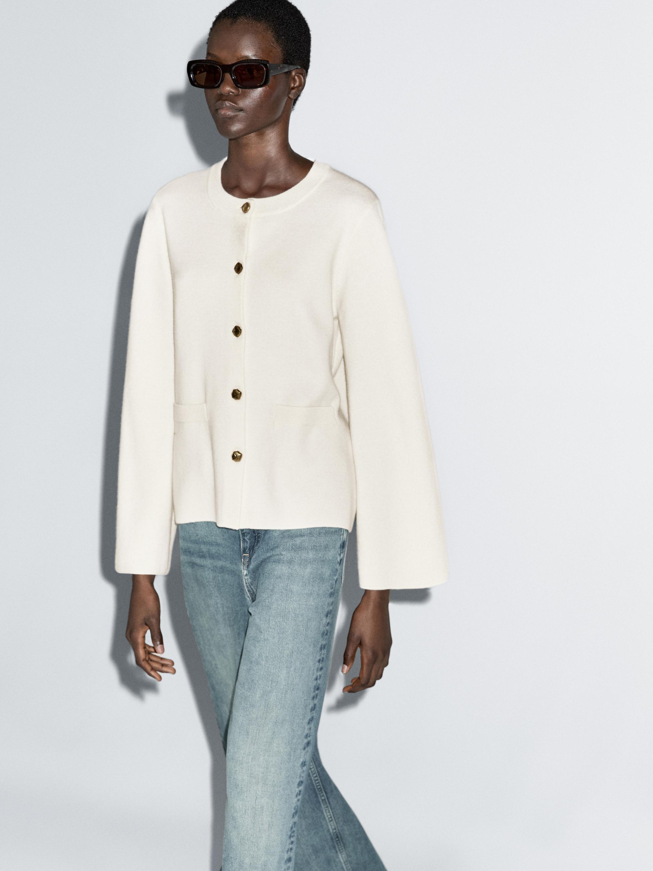 Кардиган из 100% шерсти