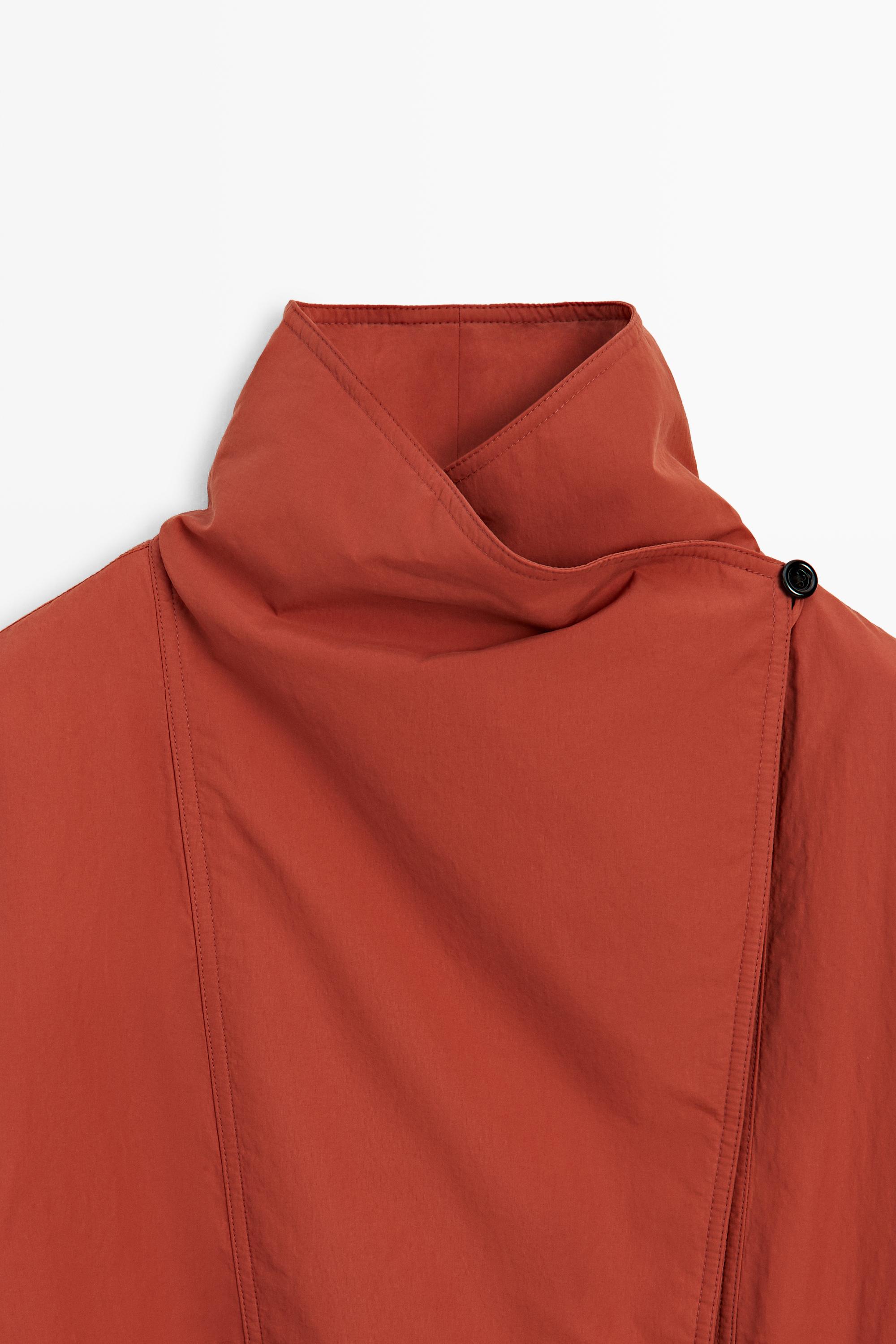 Quilted bomber jacket with side button — PINK