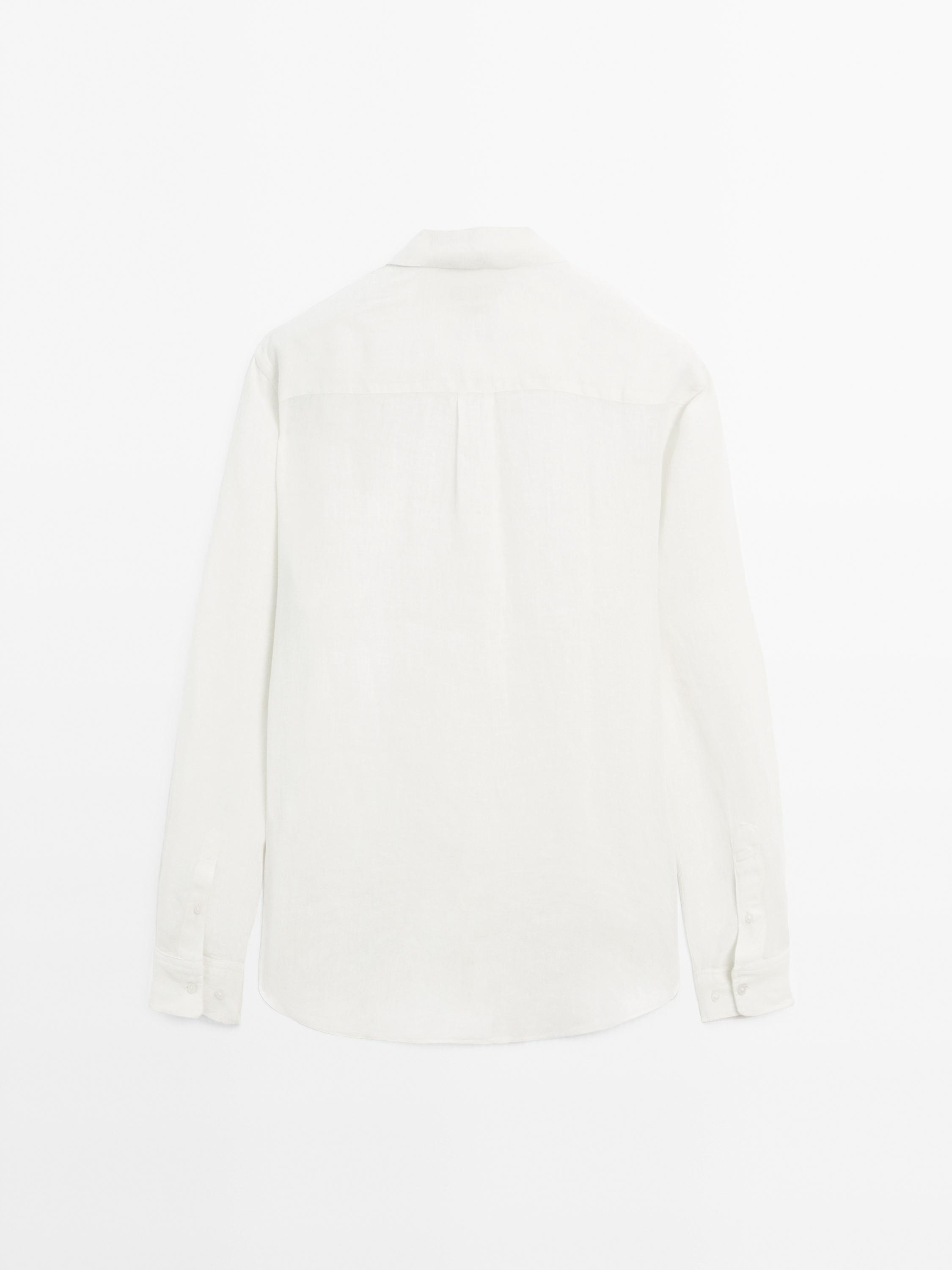 Риза от 100% лен със стандартна кройка