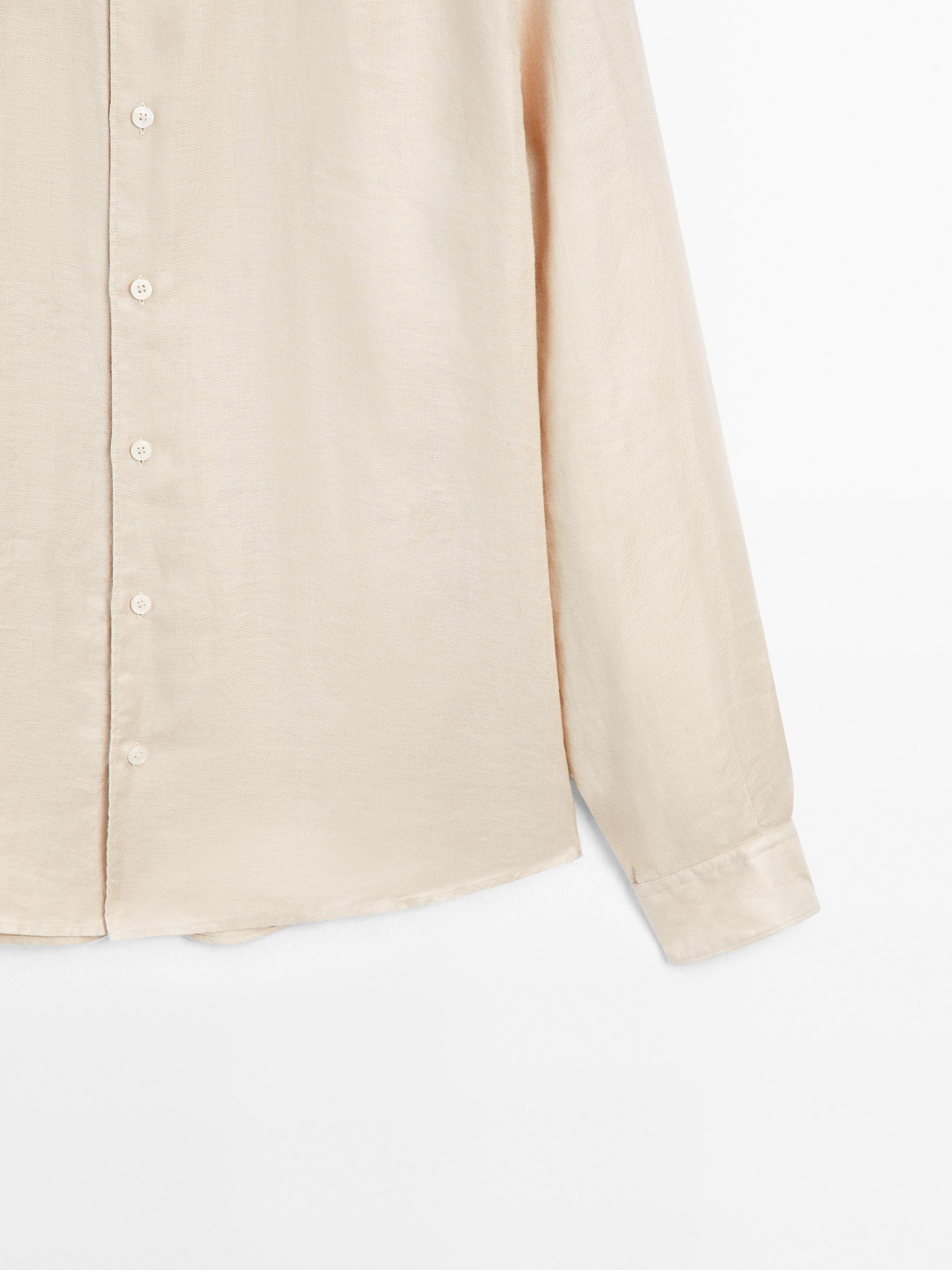 Camisa regular fit leve em twill