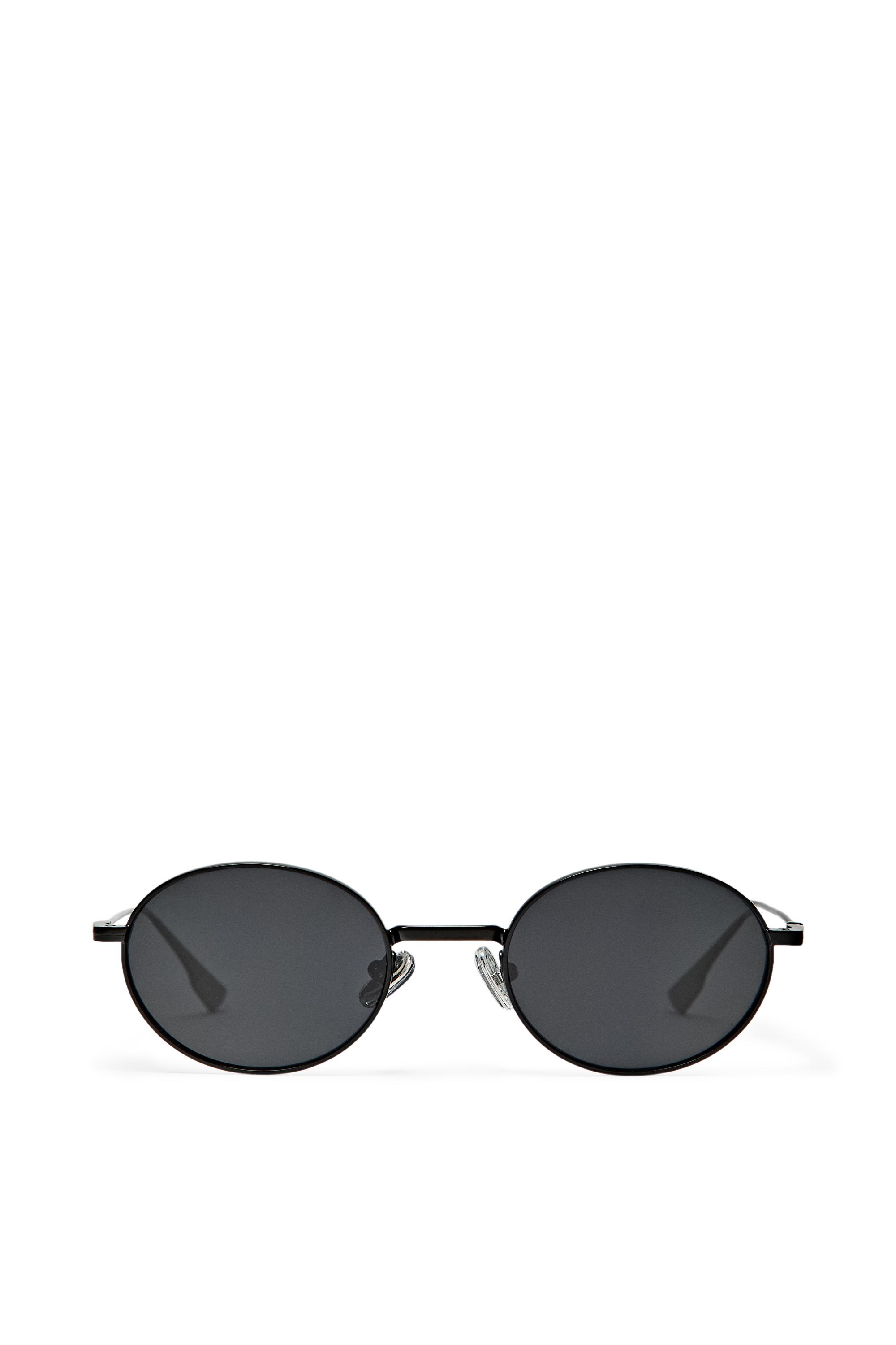 Metal sunglasses — BLACK