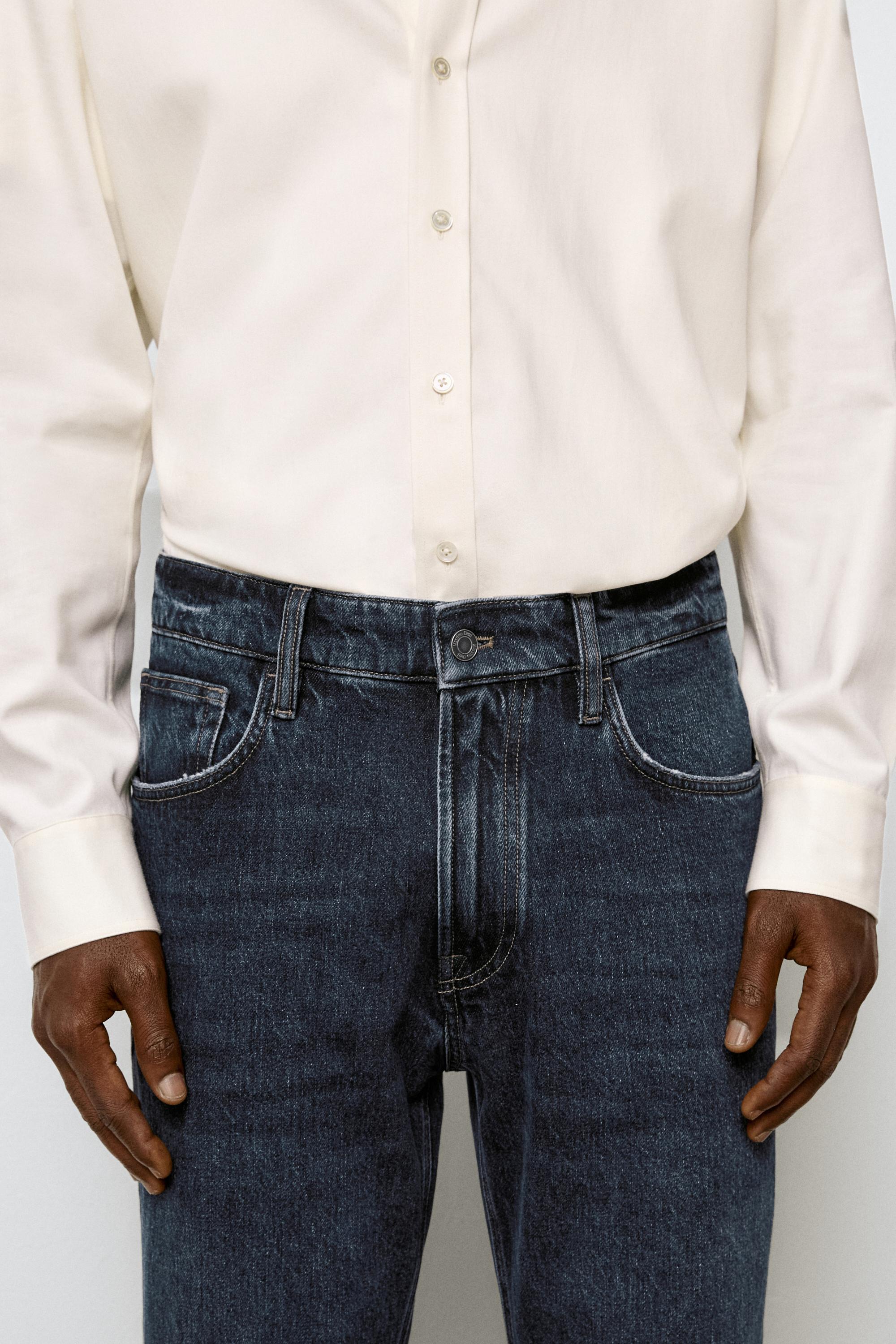 Tapered fit jeans — Dark Blue