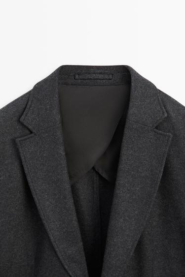 100% wool suit blazer — GREY 9