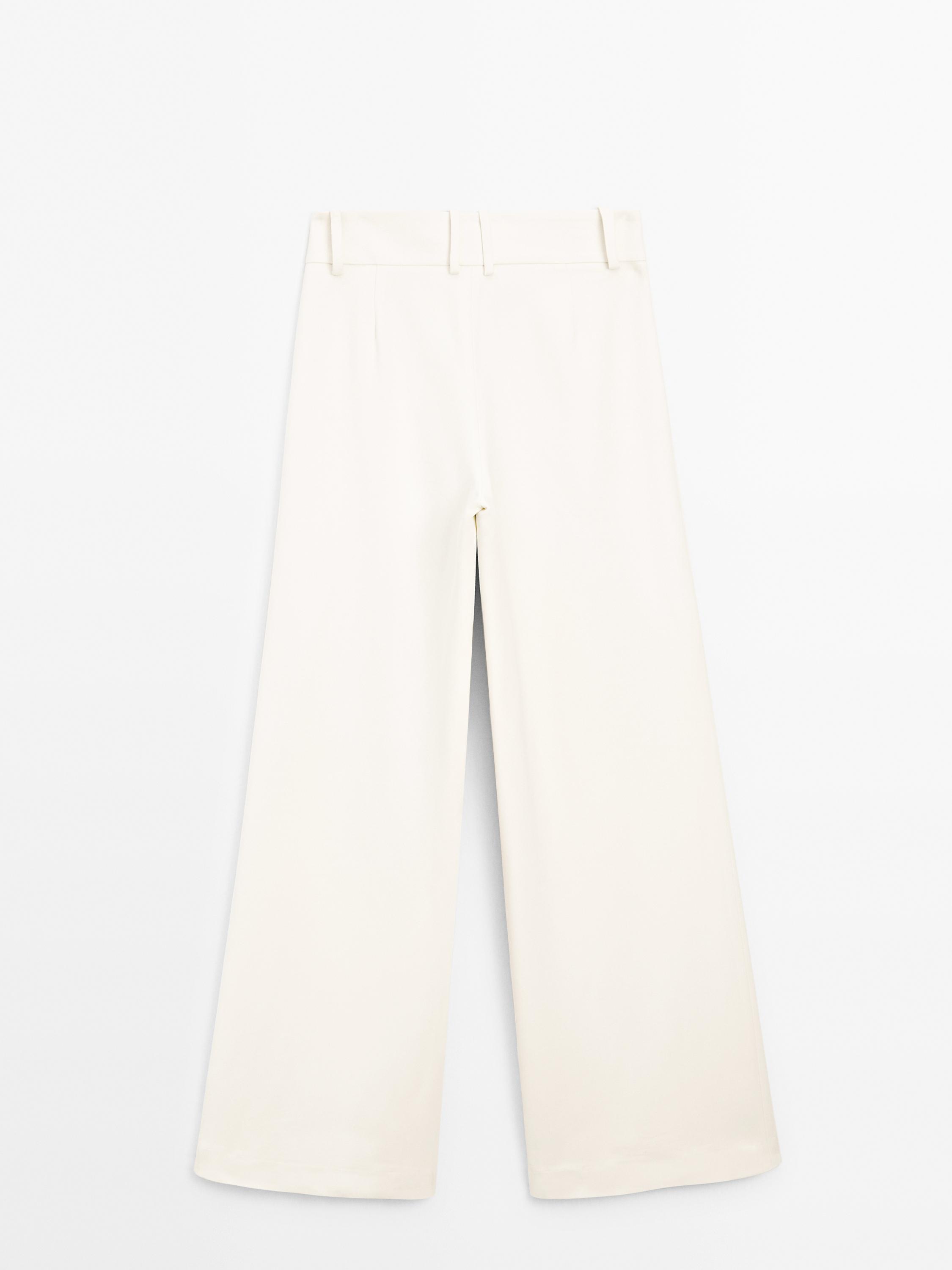 Pantalons pinces cinturilla ampla - Studio