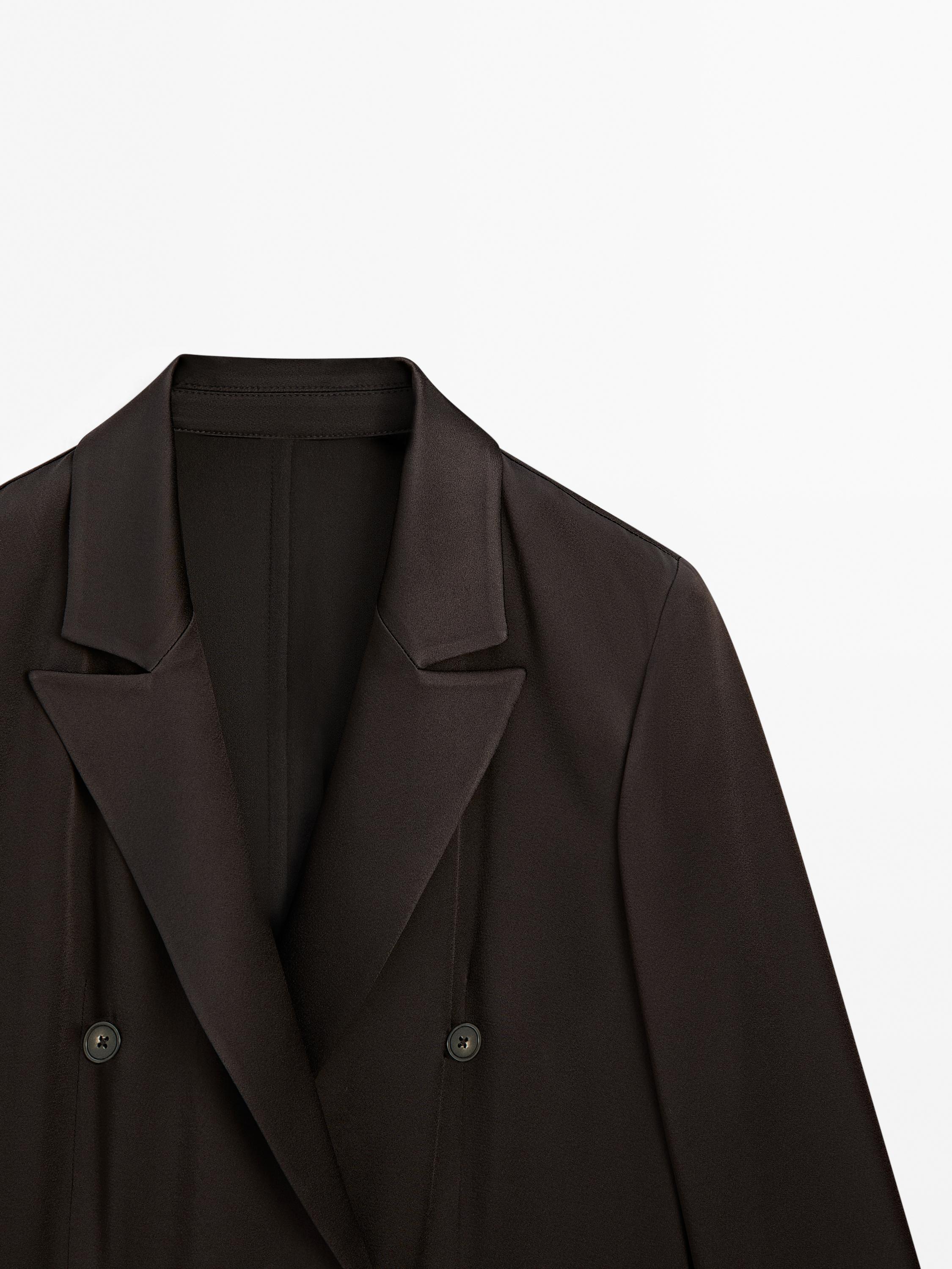 Satin blazer