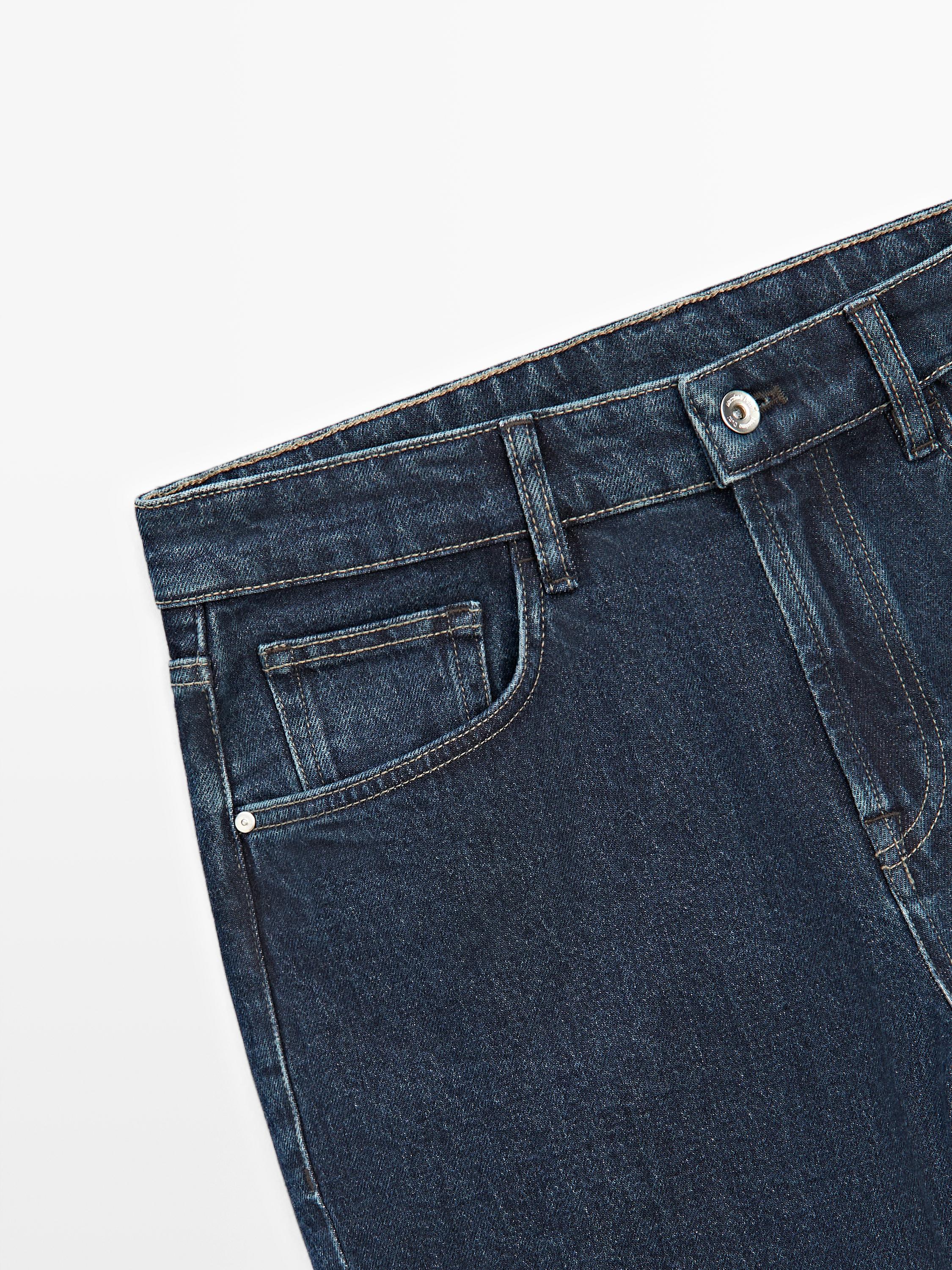 Tapered fit jeans — BLUE
