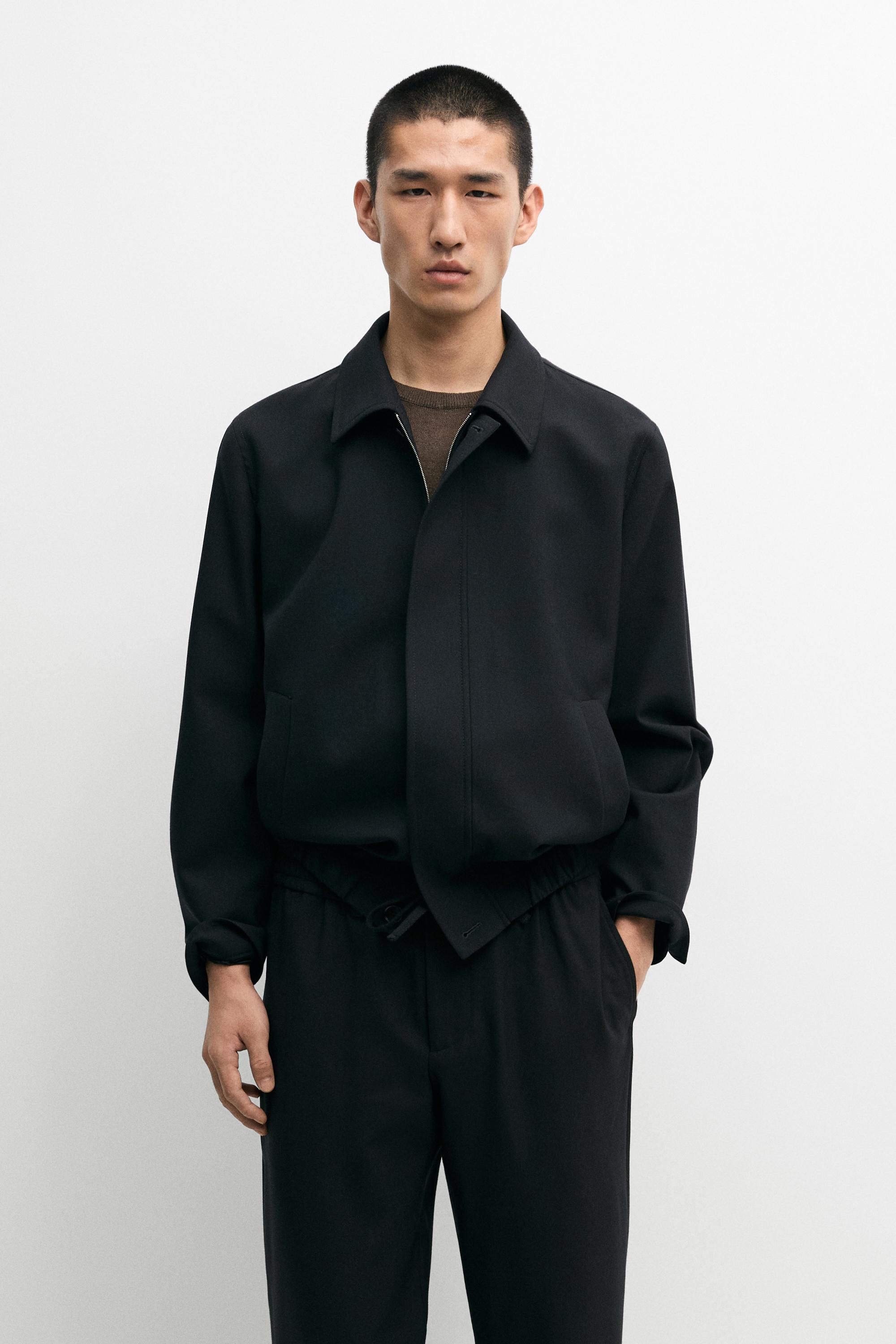 Cold wool total look jacket