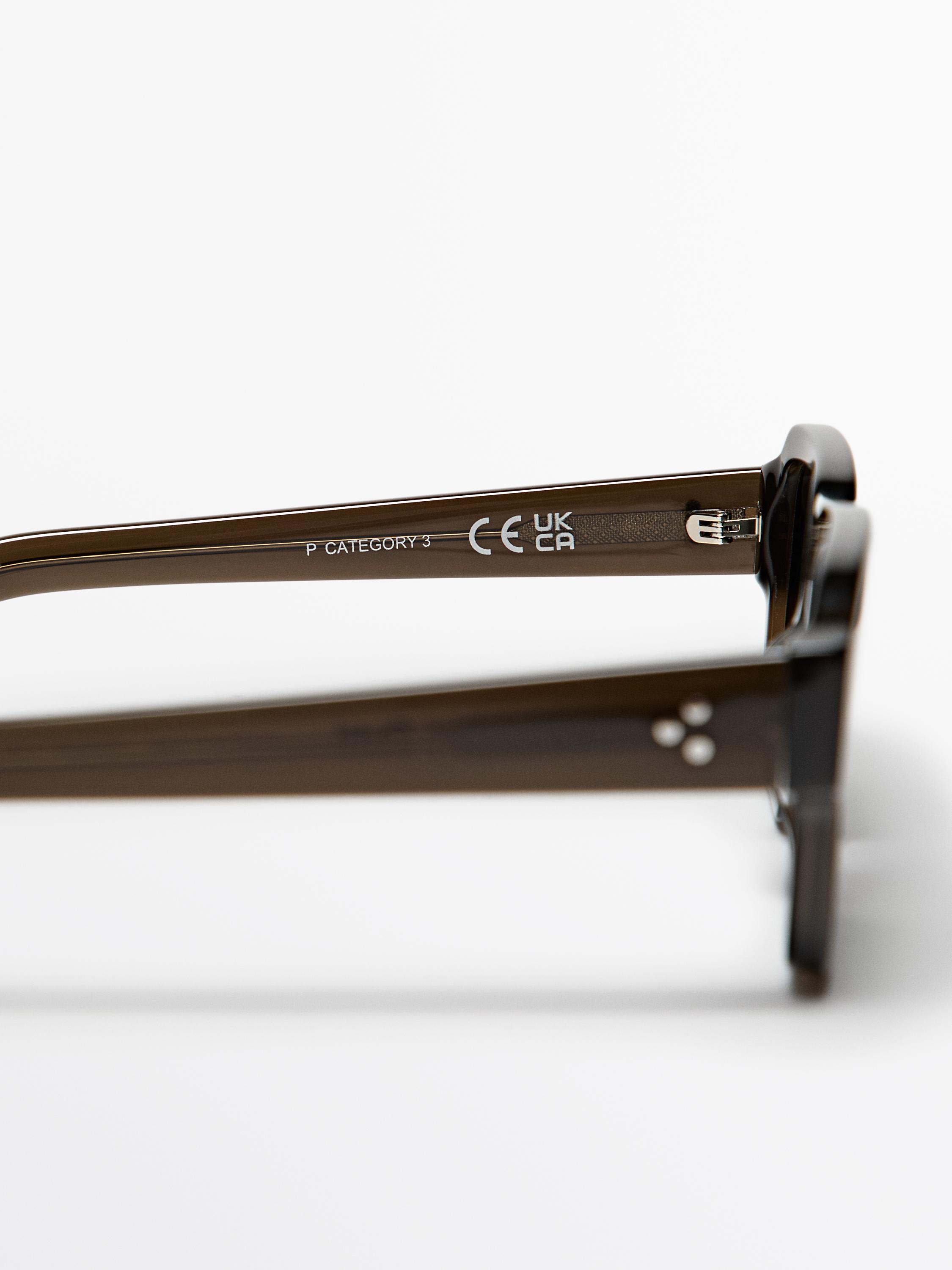 Rectangular sunglasses — GREEN