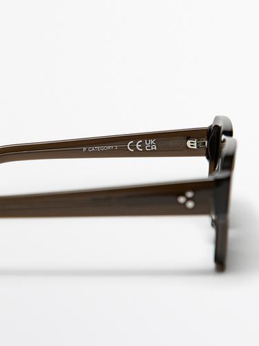 Rectangular sunglasses — GREEN 5
