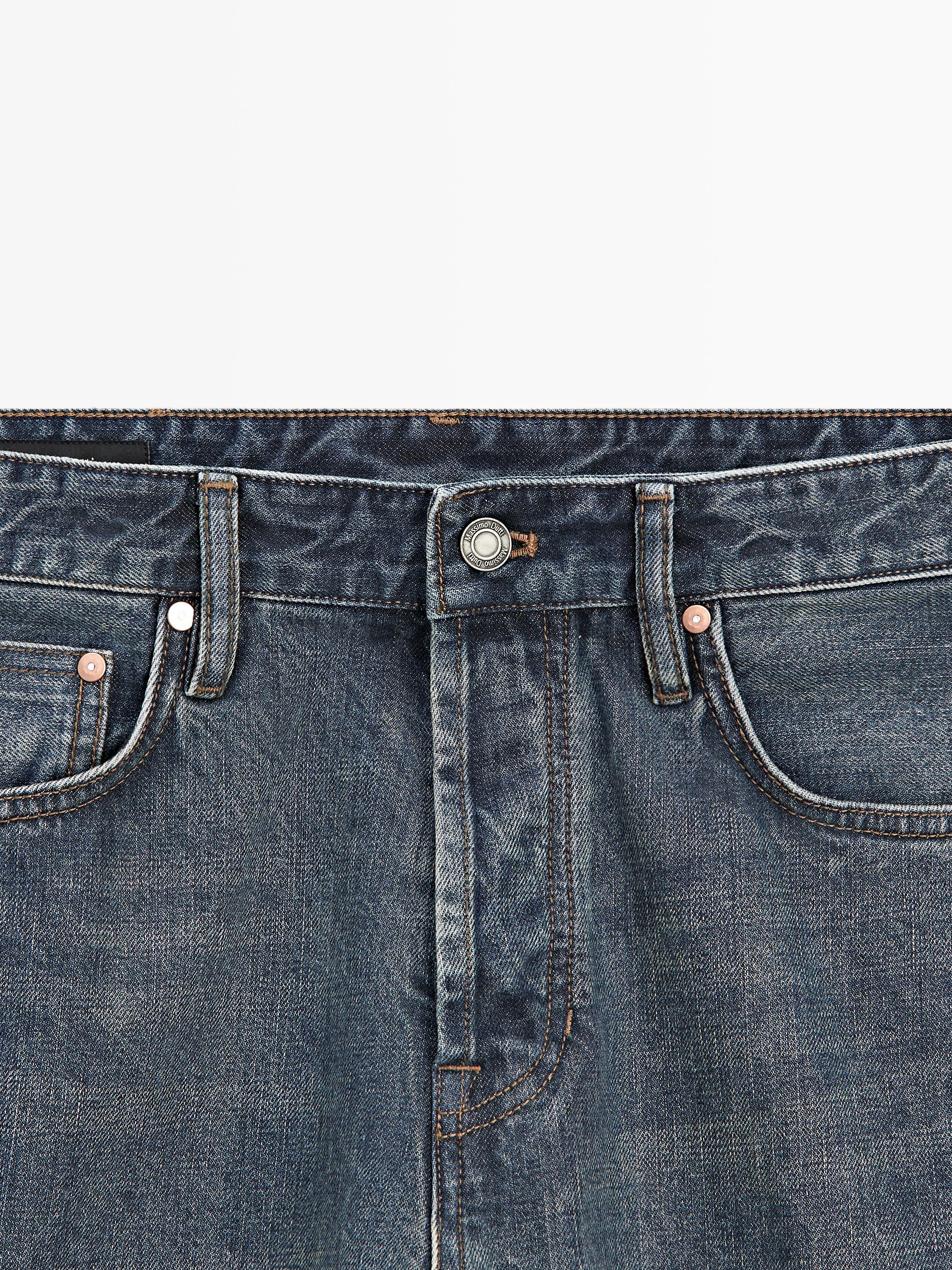 Selvedge fit jeans — MEDIUM BLUE