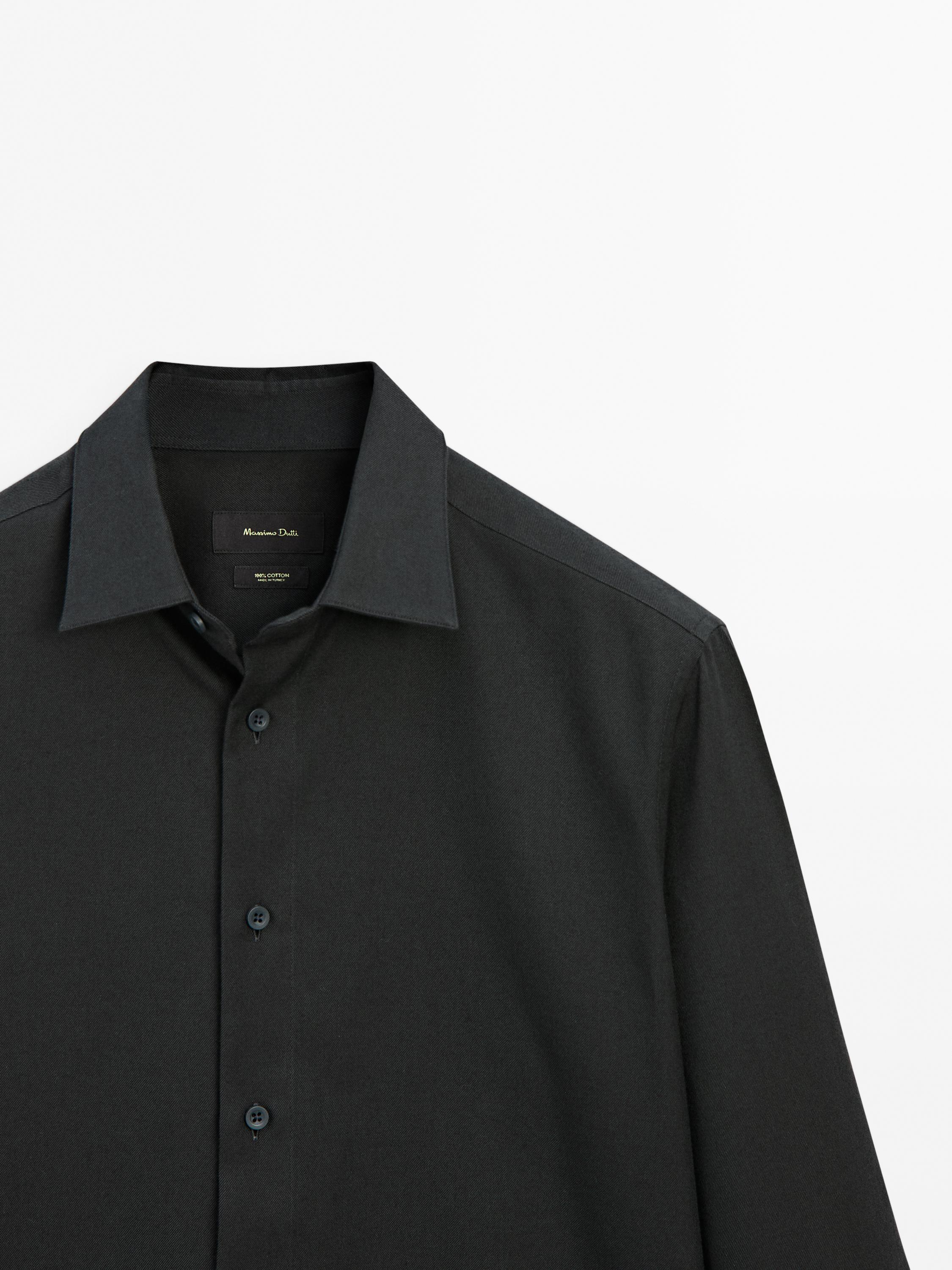 Chemise twill 100 % coton.