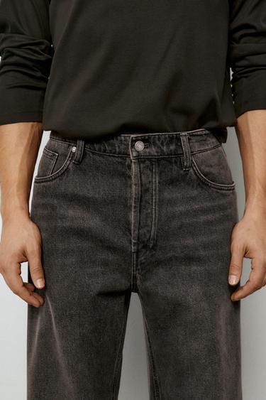 Wide-leg jeans — DARK GREY 8