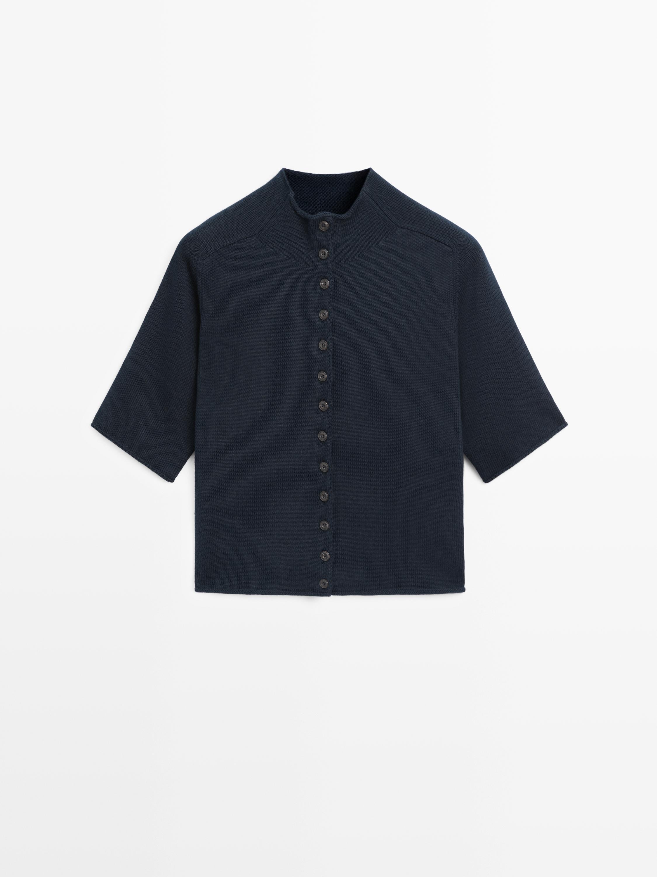 Кардиган с короткими рукавами