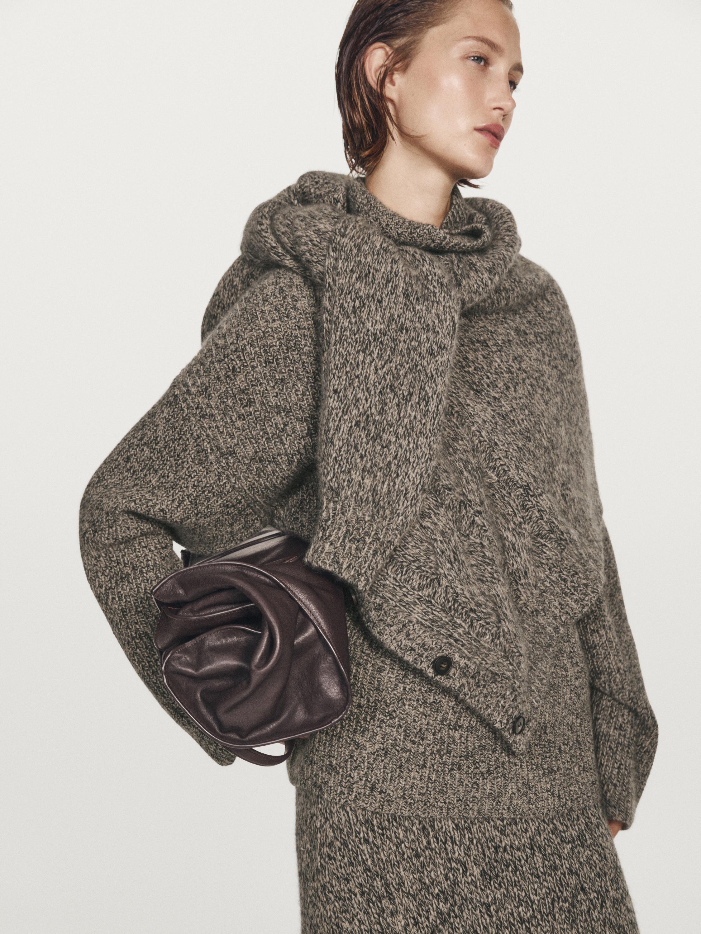Jersey punto cuello barco 100% cashmere