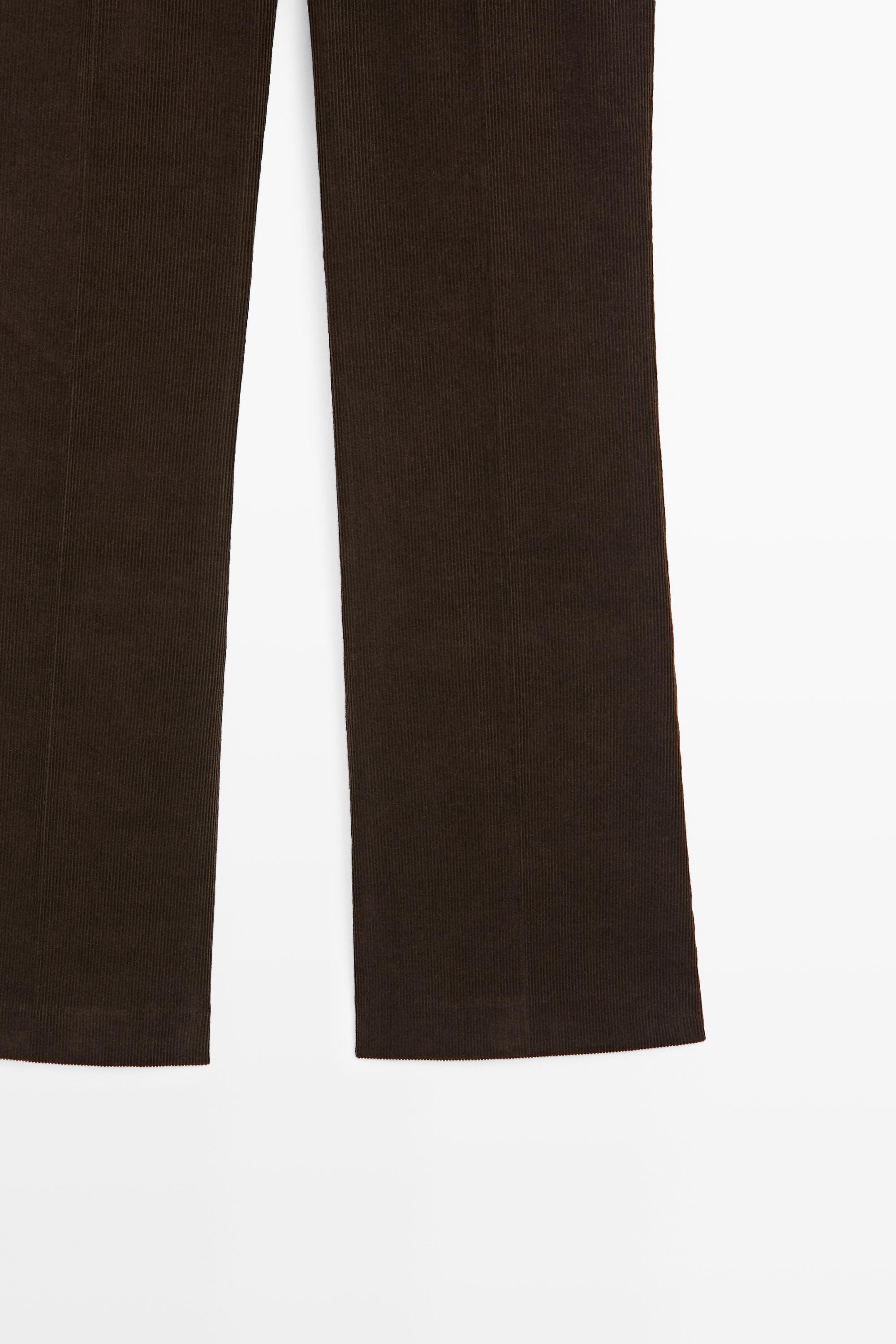 Massimo Dutti Kadife çan kesim pantolon