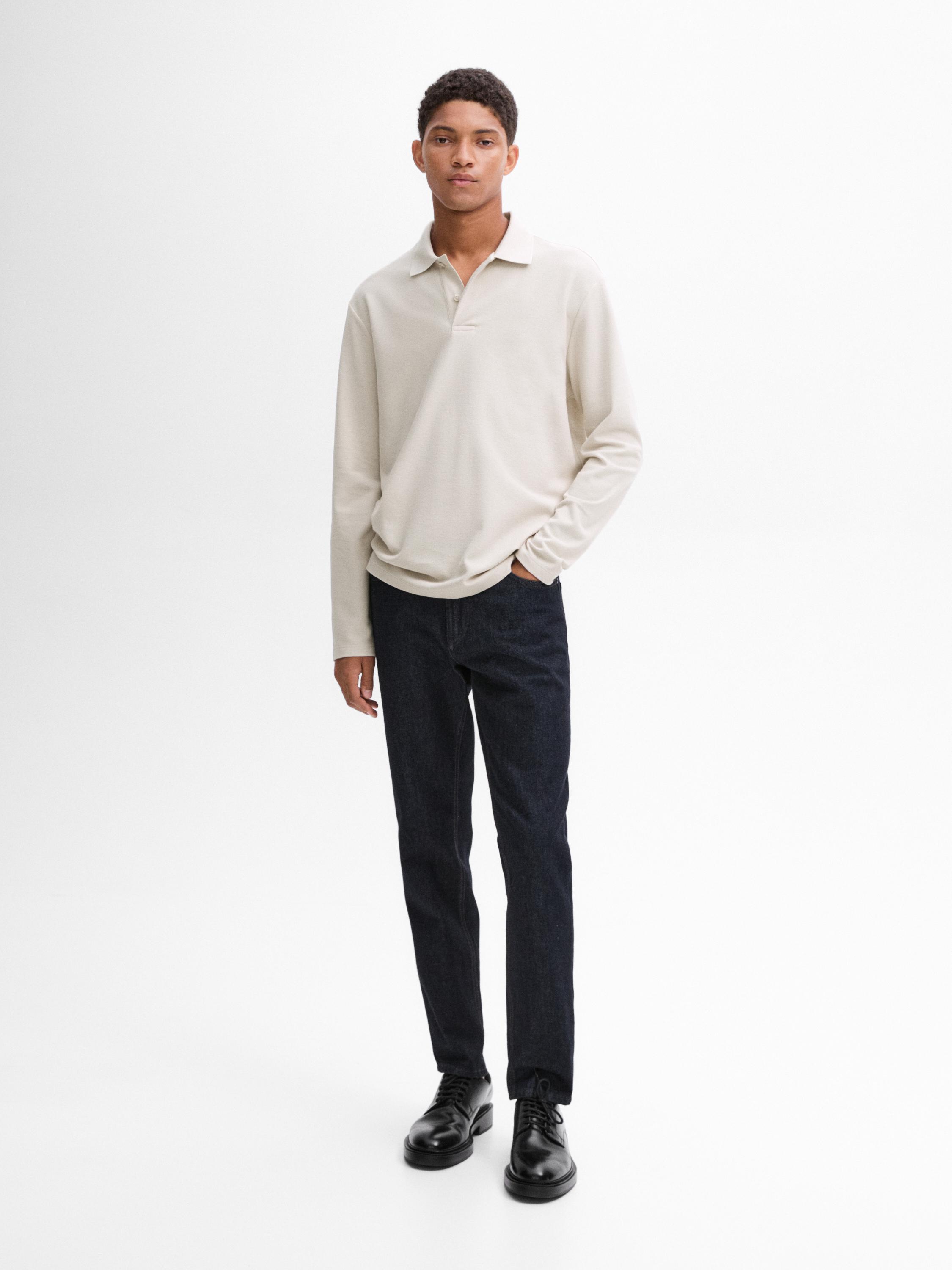 Massimo dutti polos manga larga on sale