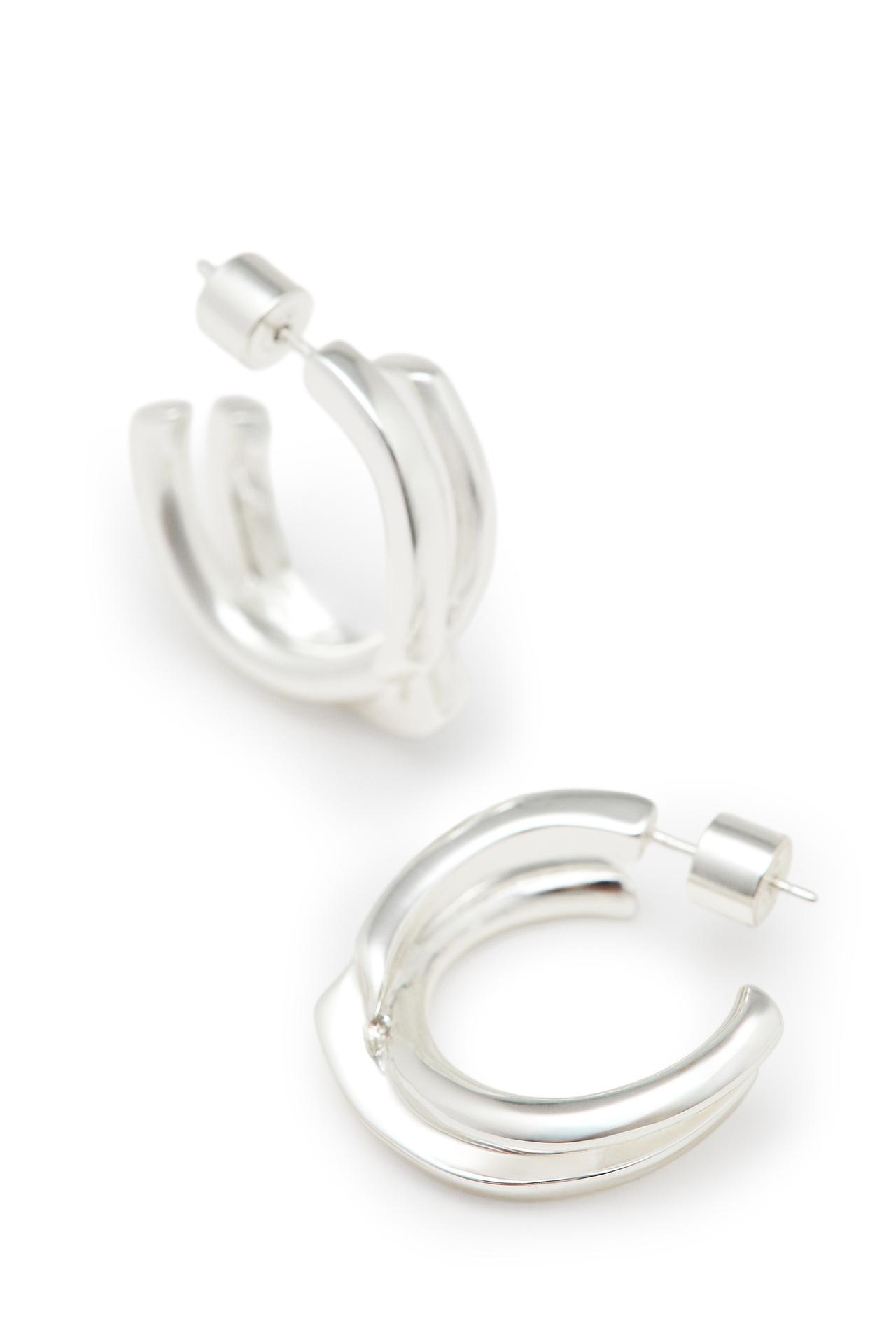Spiral hoop earrings - Limited Edition — SILVER