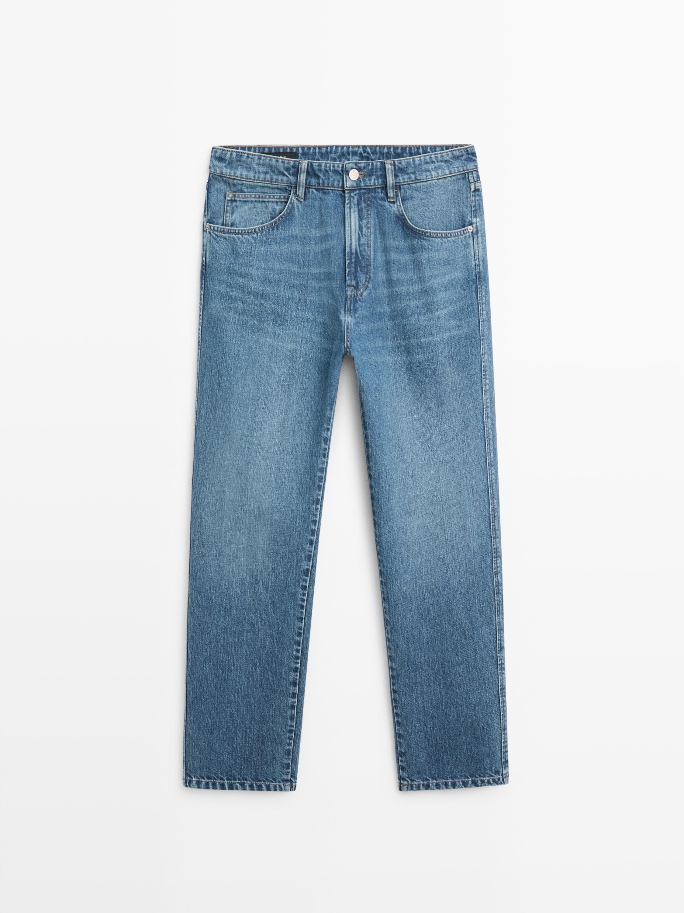 Tapered fit jeans — INDIGO