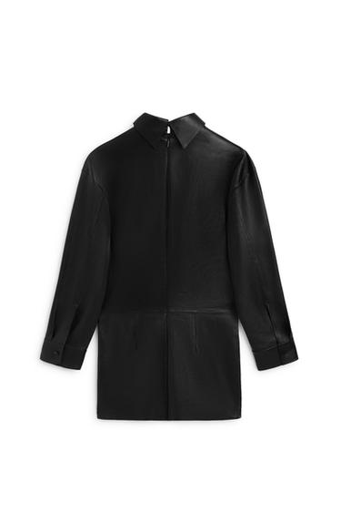 High neck leather blouse - LIMITED EDITION — Black 7