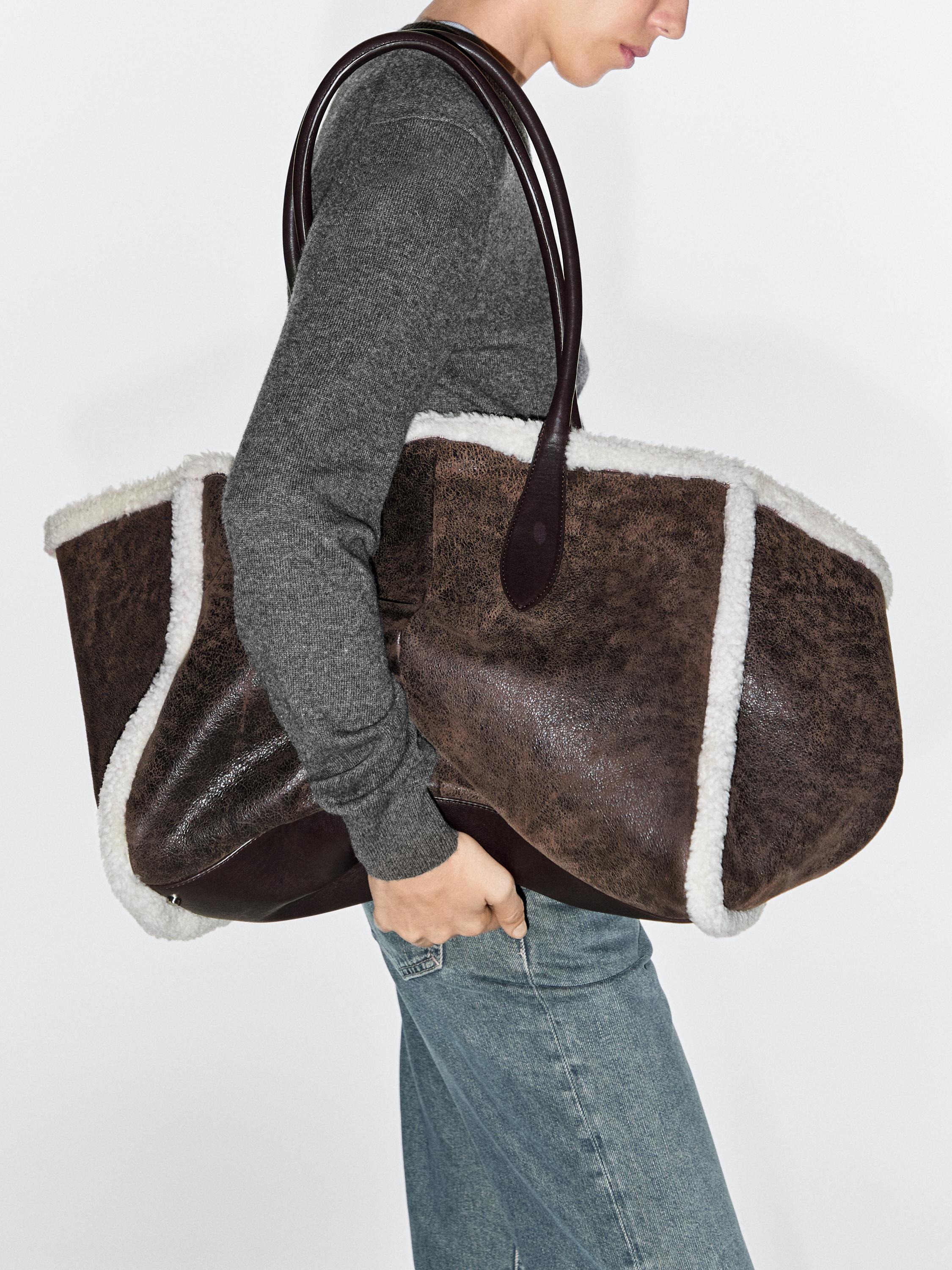 Double-faced MD ICON bag — BROWN