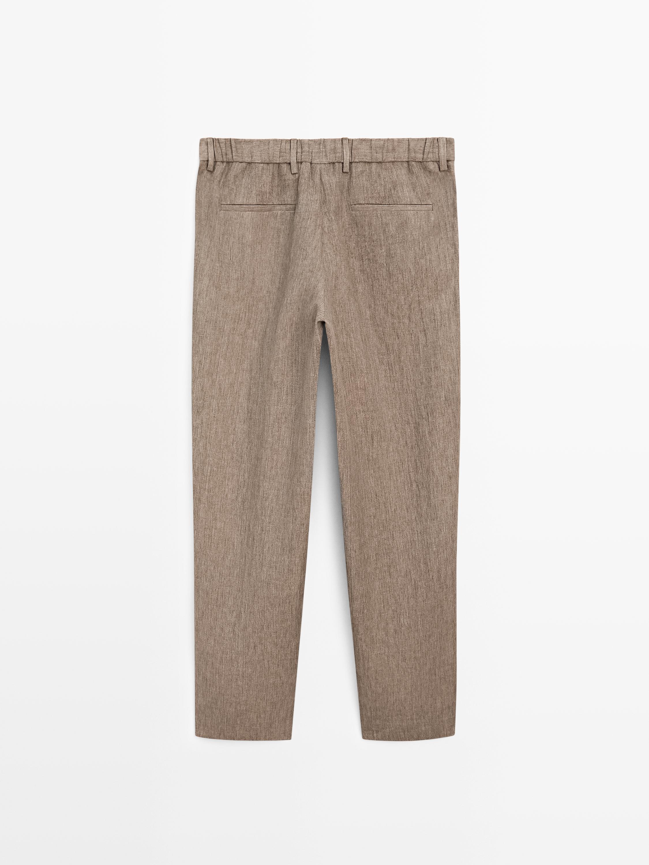 Linen suit trousers — OCHRE